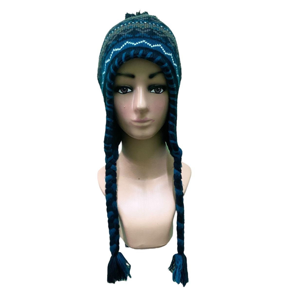 Vintage Japanese brand Native Earflap Beanie Hat