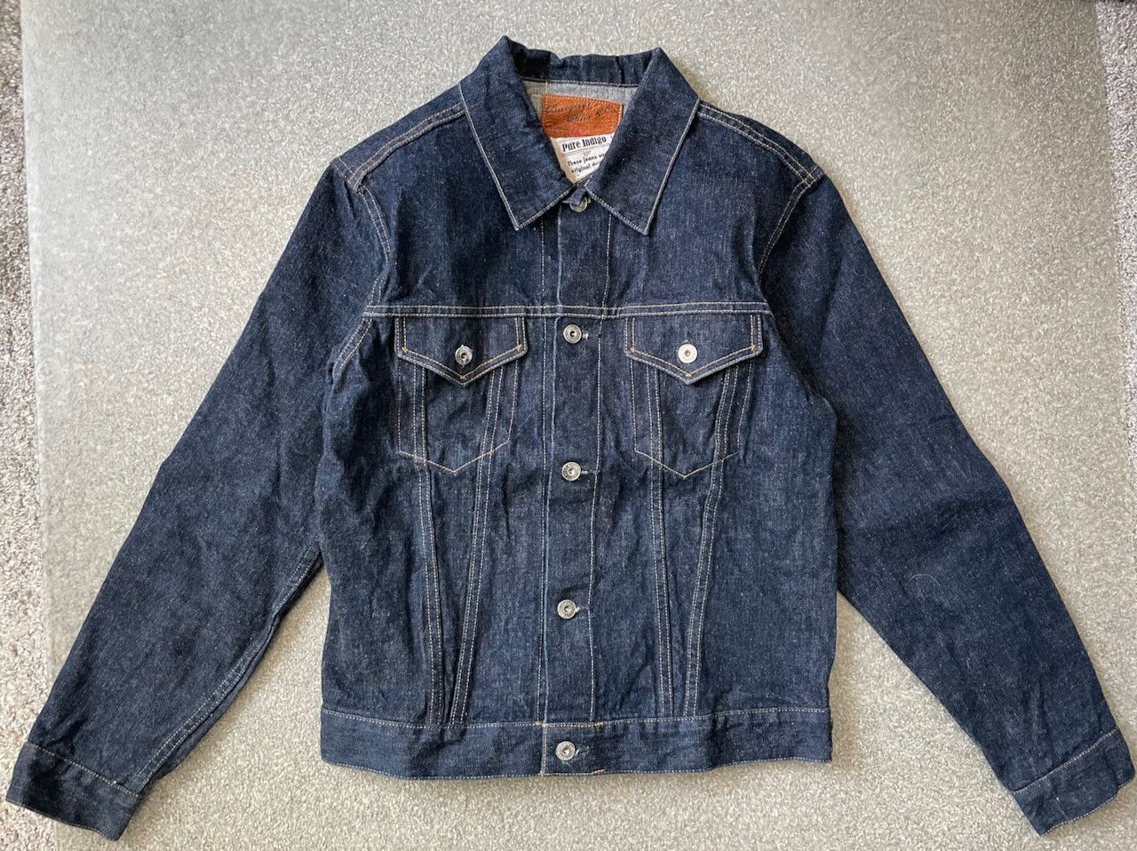 Burgus Plus Burgus Plus Natural Indigo Selvedge Denim Jacket | Grailed