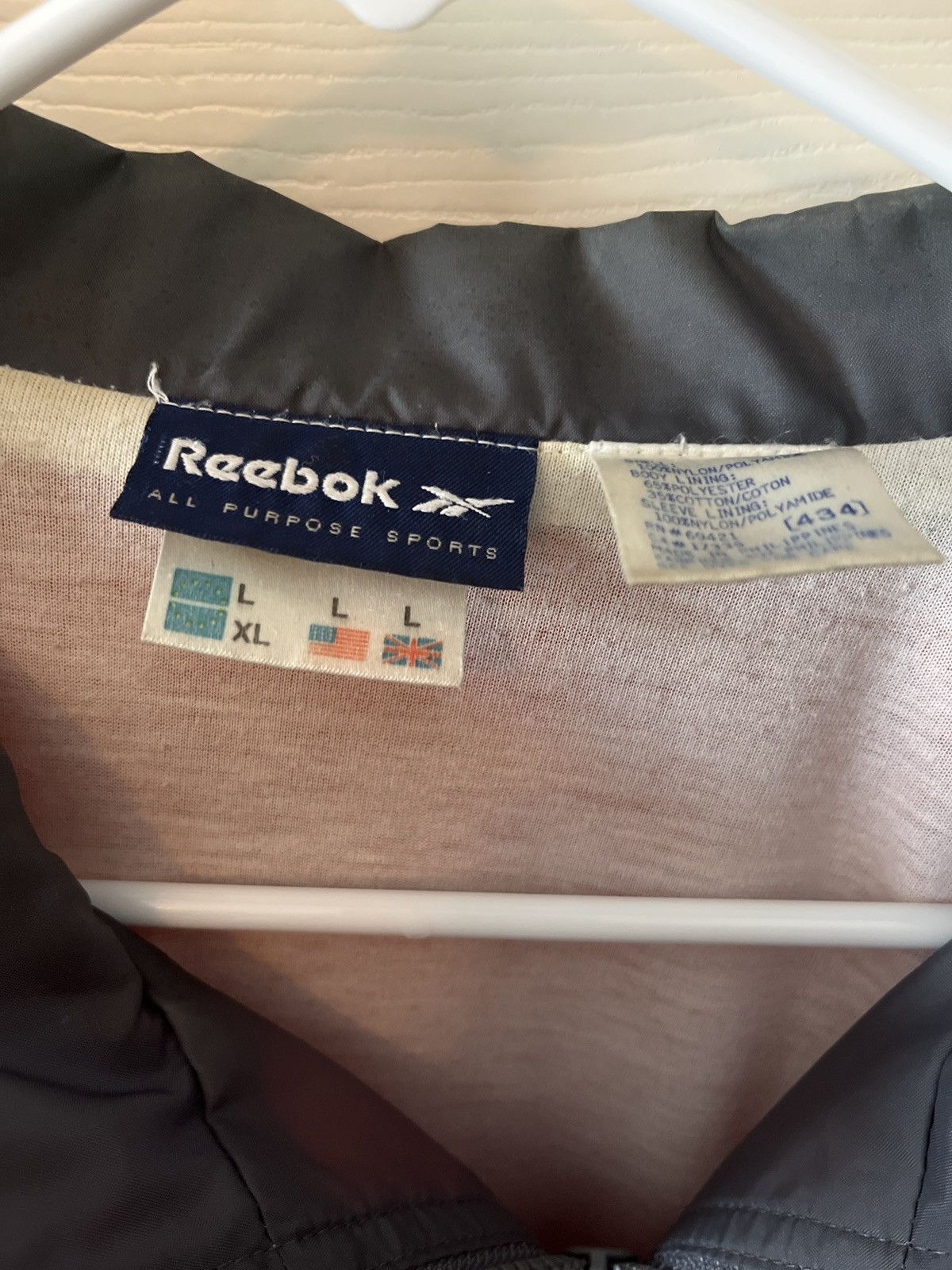 Reebok Vintage Reebok windbreaker Size US L / EU 52-54 / 3 - 2 Thumbnail