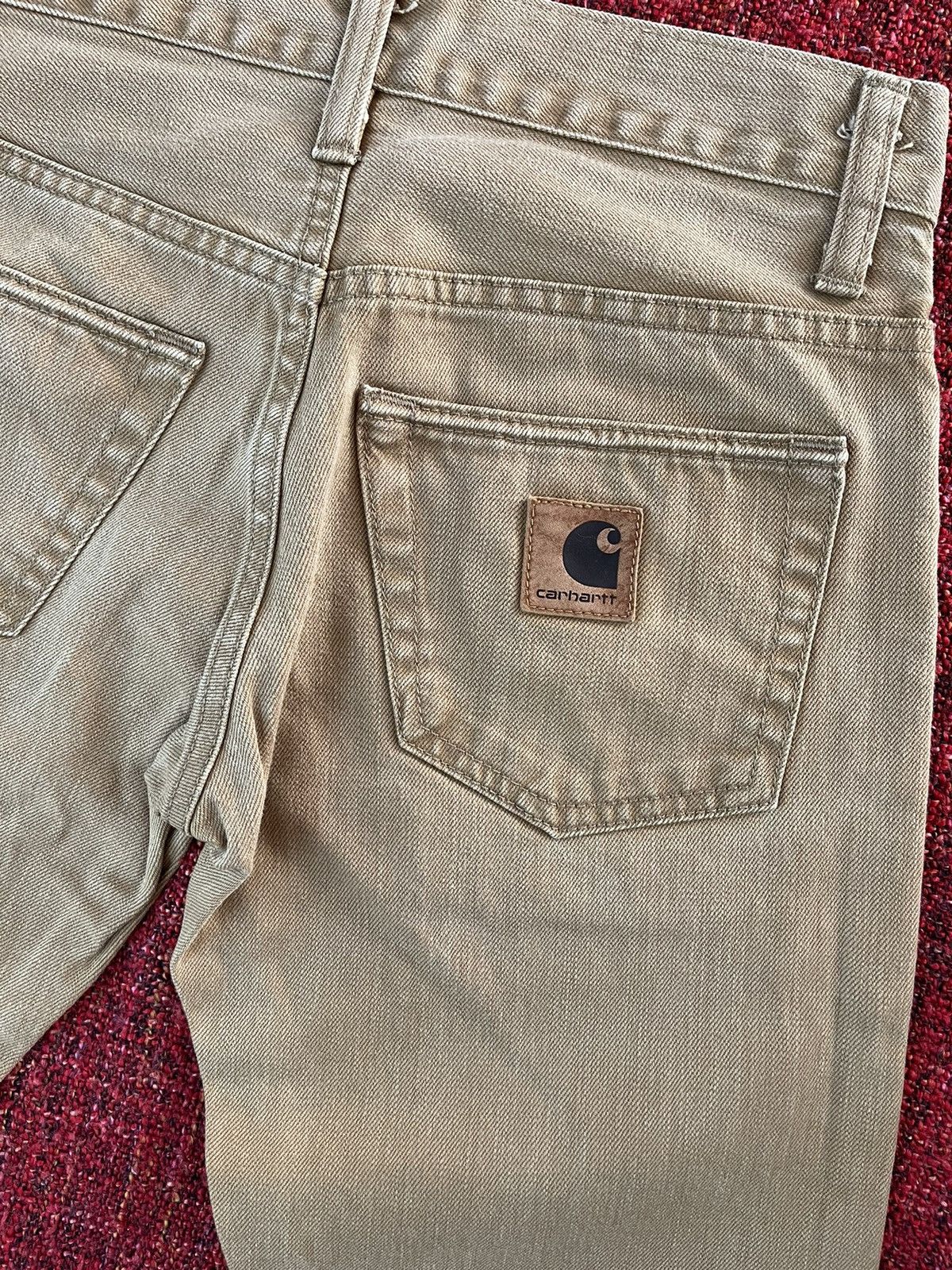 Carhartt × Vintage Carhartt vintage 90s canvas denim pants jeans skinny Size US 34 / EU 50 - 5 Thumbnail