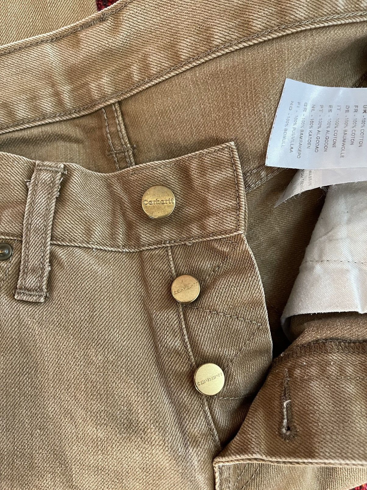 Carhartt × Vintage Carhartt vintage 90s canvas denim pants jeans skinny Size US 34 / EU 50 - 7 Thumbnail