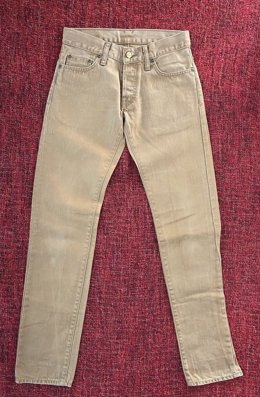 Carhartt × Vintage Carhartt vintage 90s canvas denim pants jeans skinny Size US 34 / EU 50 - 1 Thumbnail