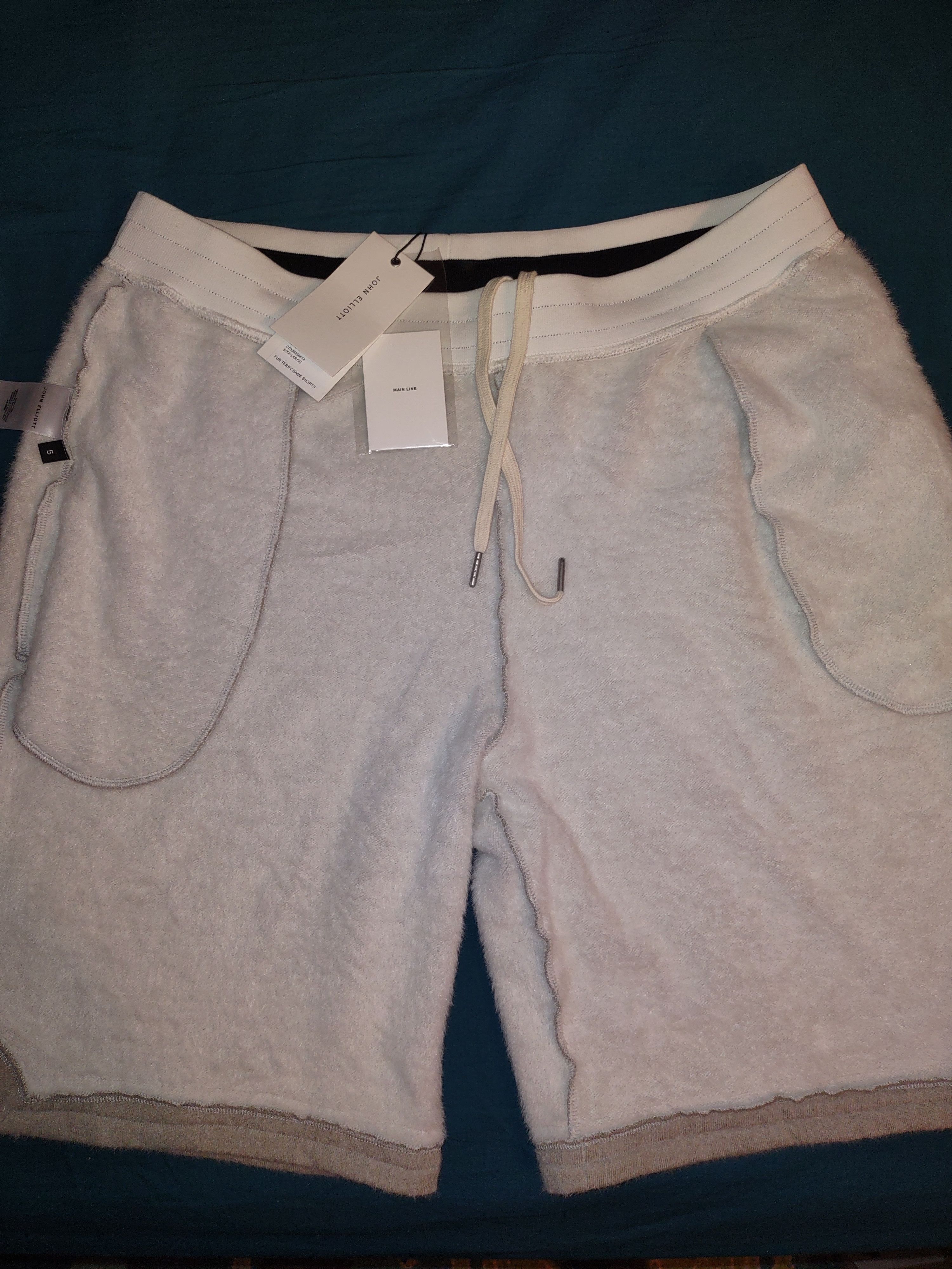 John Elliott FUR TERRY GAME SHORTS Size US 36 / EU 52 - 10 Thumbnail