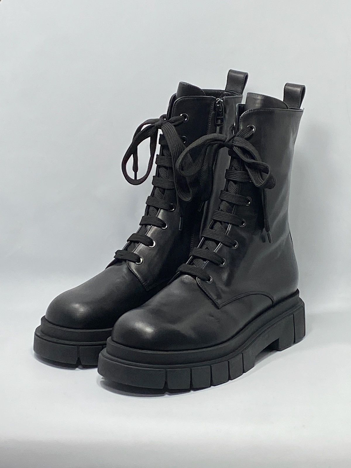 Mackage Lug-Sole Leather Combat Boots size 42/ us size