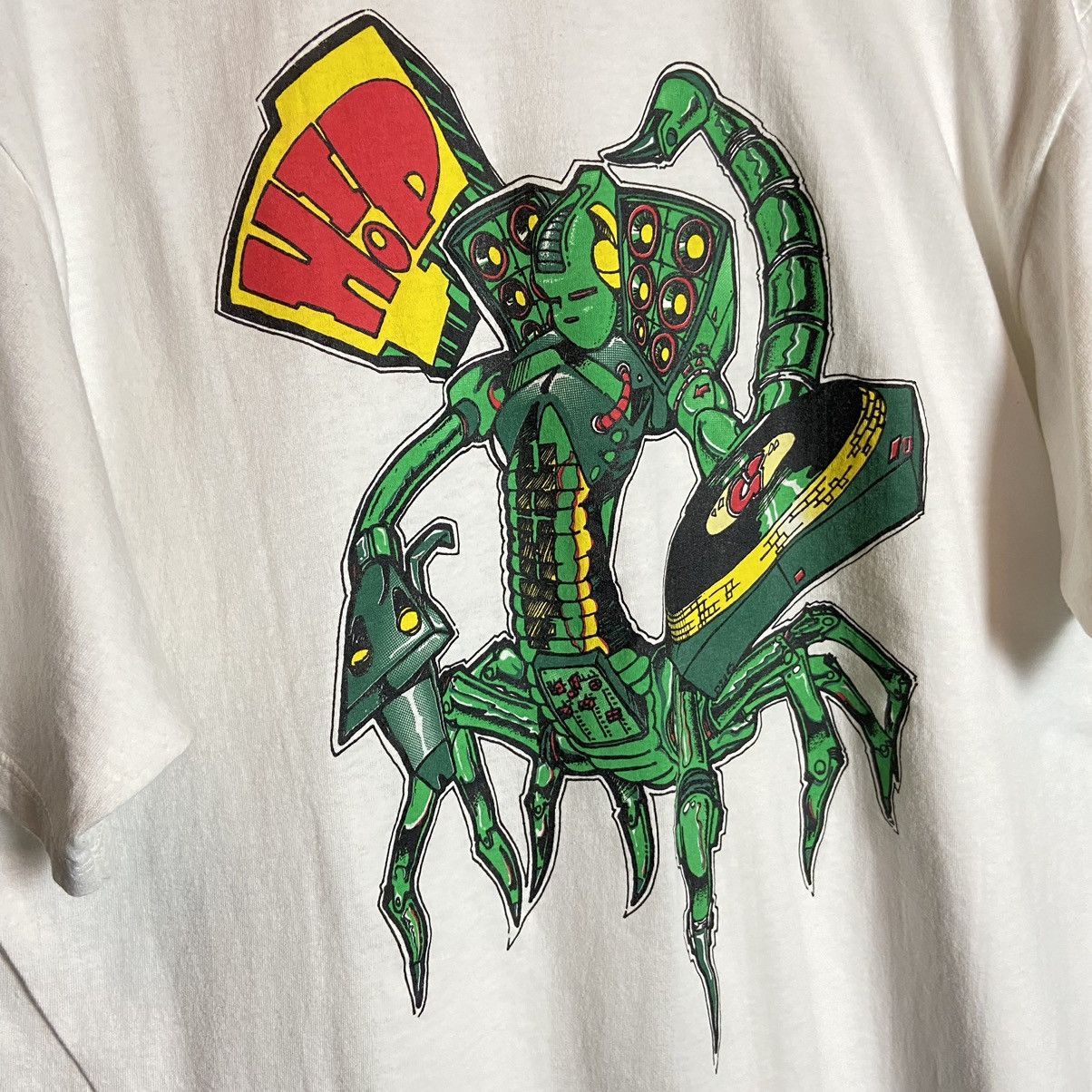 Band Tees Vintage 90s Scorpion Monster Hiphop DJ USA Graphic T-Shirt Size US XL / EU 56 / 4 - 3 Thumbnail