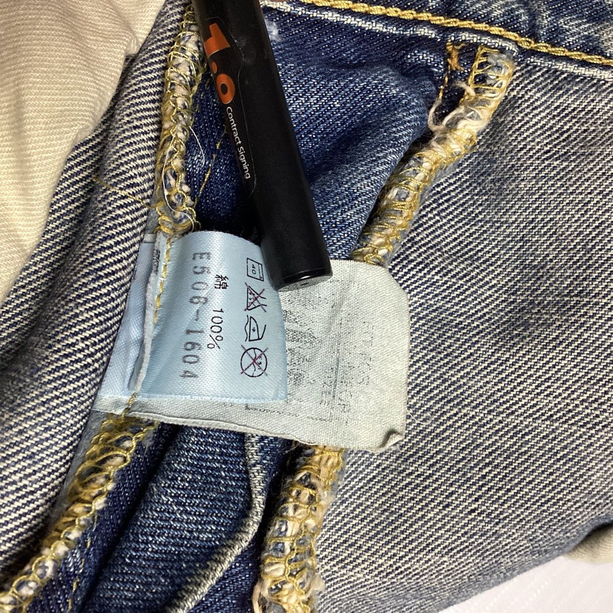 Lee VINTAGE 1505 LEE SELVEDGE RUSTY DENIM SELVEDGE JEANS Size US 28 / EU 44 - 13 Thumbnail