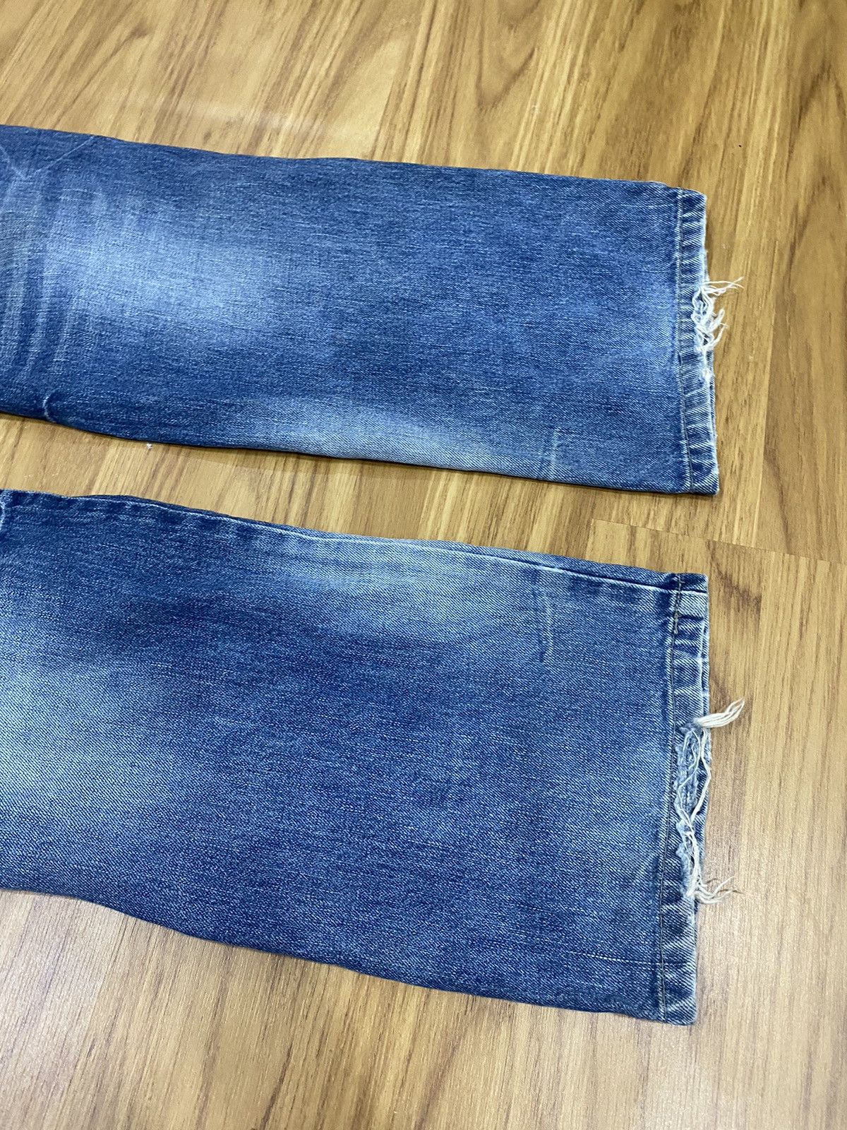 Japanese Brand PPFM Double Inside Pocket Button Distressed Jeans Size US 30 / EU 46 - 17 Thumbnail