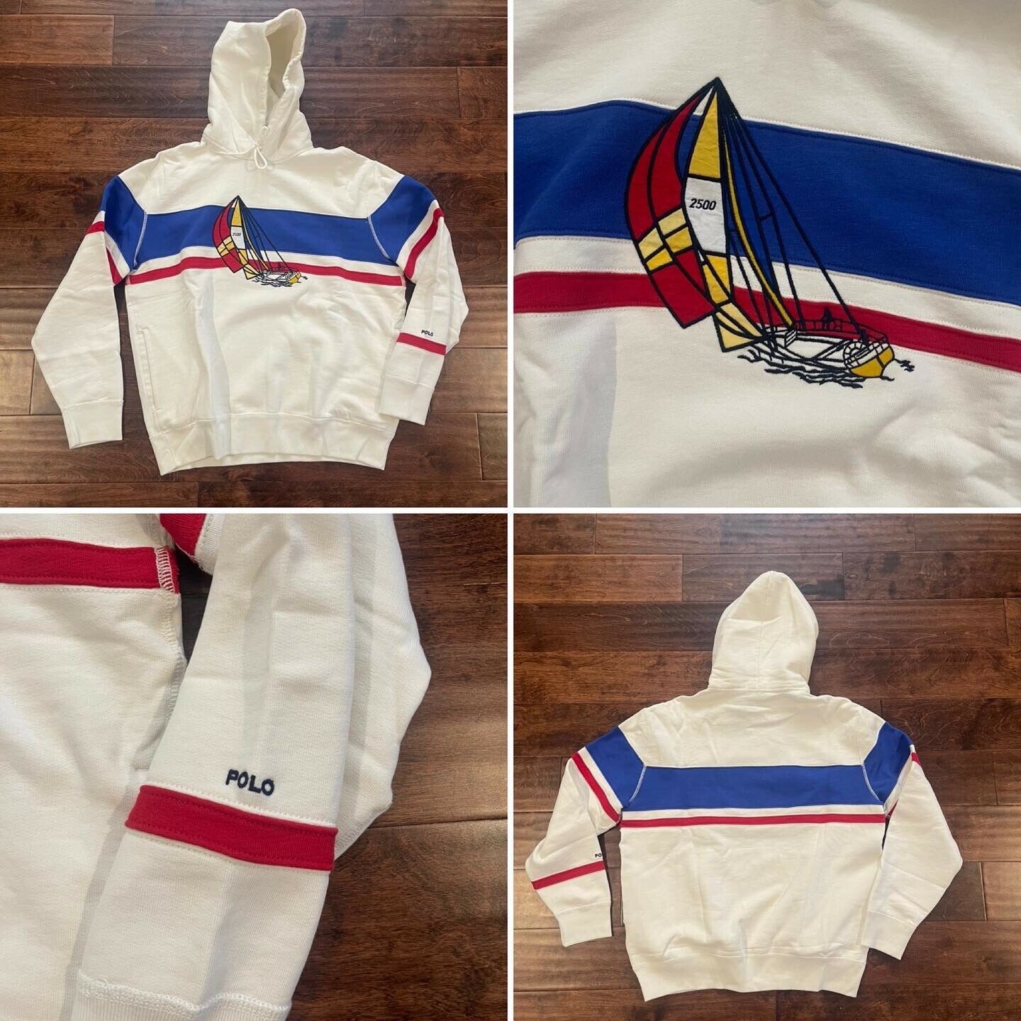Polo Ralph Lauren Polo Ralph Lauren Sail Boat CP93 Hoodie sweatshirt XL Size US XL / EU 56 / 4 - 1 Thumbnail