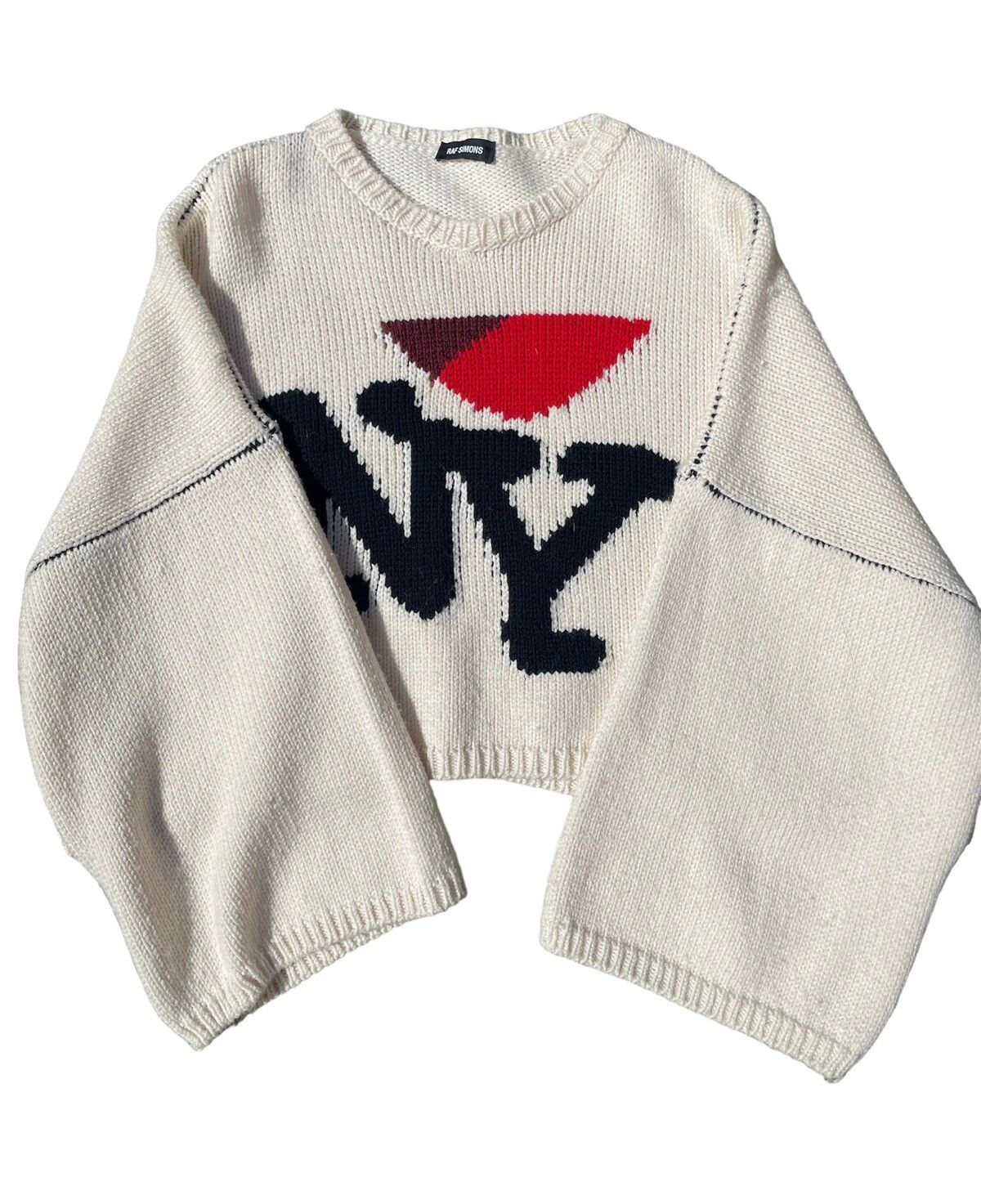 Raf Simons FW17 I love NY Knit sweater | Grailed