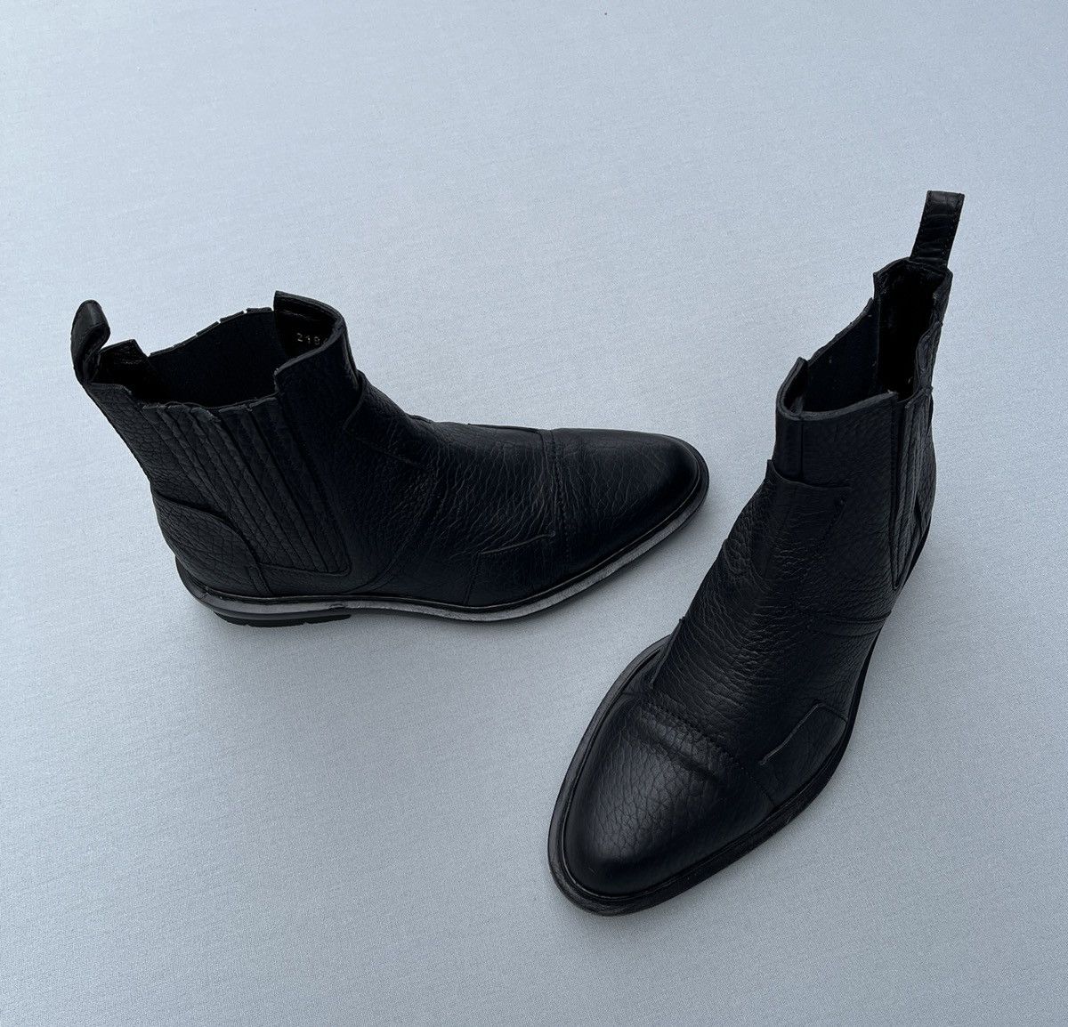 Balenciaga × Designer 🔥Rare BALENCIAGA Ankle High Leather Designer Boots Size US 7 / EU 40 - 3 Thumbnail