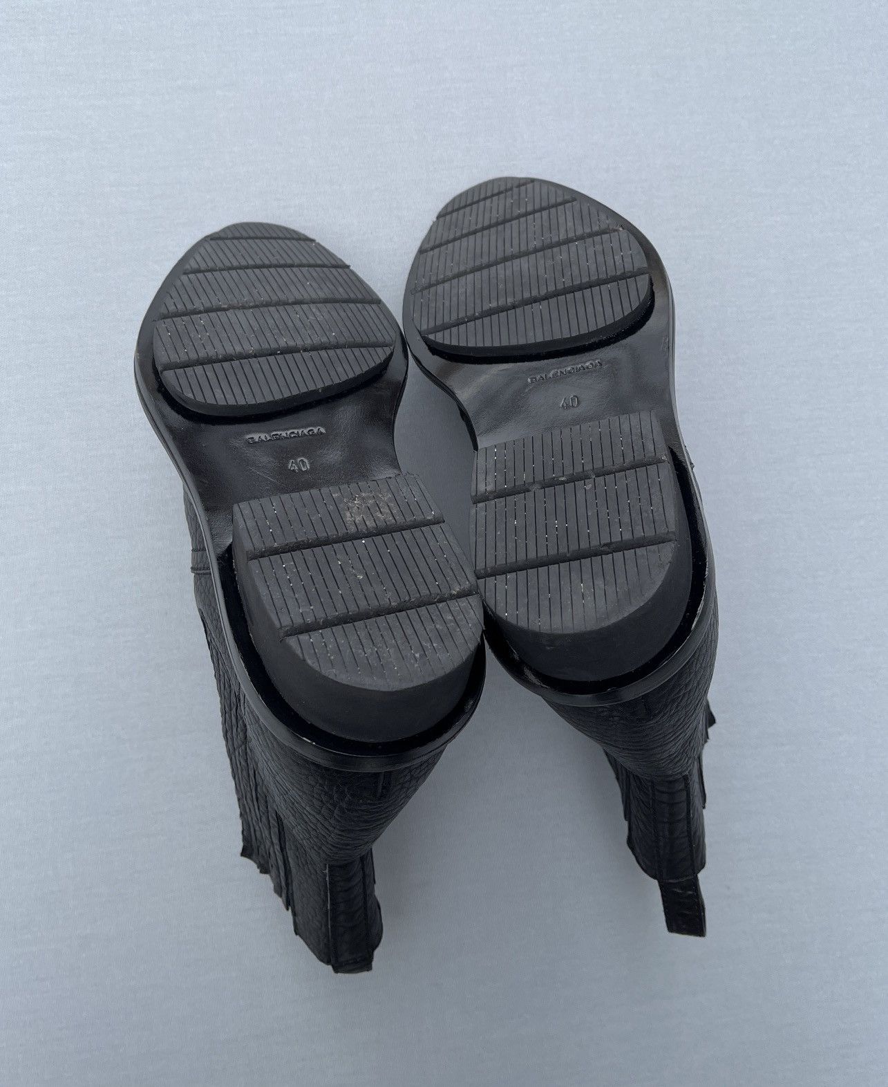 Balenciaga × Designer 🔥Rare BALENCIAGA Ankle High Leather Designer Boots Size US 7 / EU 40 - 12 Thumbnail