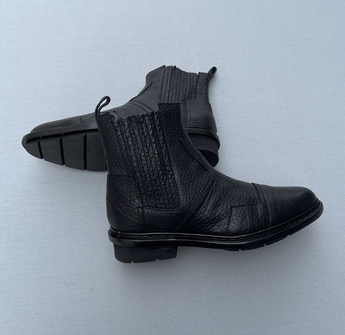 Balenciaga × Designer 🔥Rare BALENCIAGA Ankle High Leather Designer Boots Size US 7 / EU 40 - 5 Thumbnail