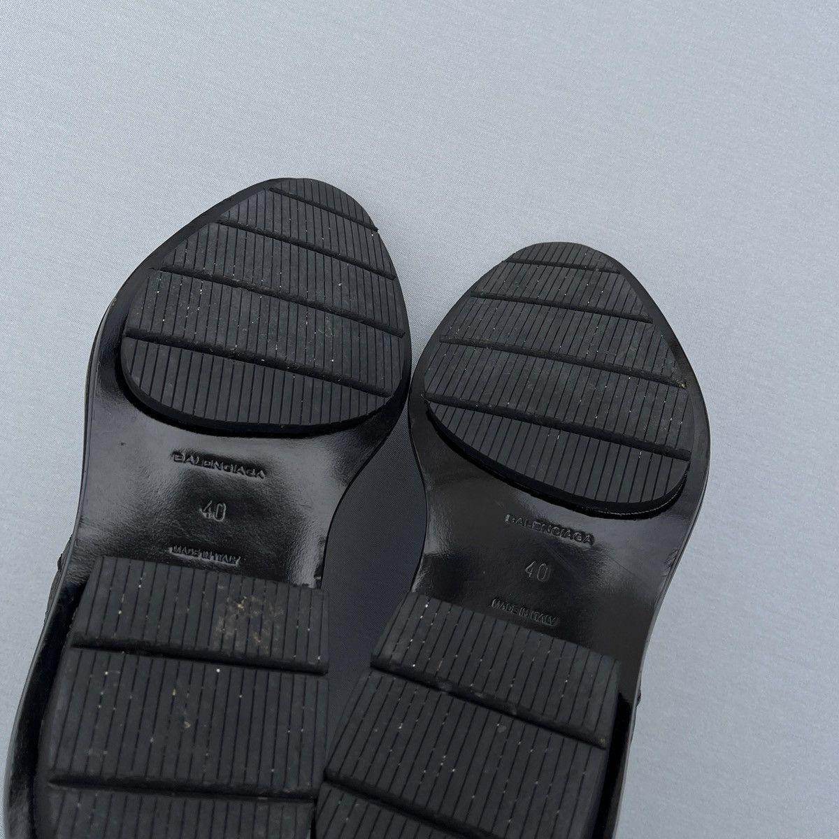Balenciaga × Designer 🔥Rare BALENCIAGA Ankle High Leather Designer Boots Size US 7 / EU 40 - 11 Thumbnail
