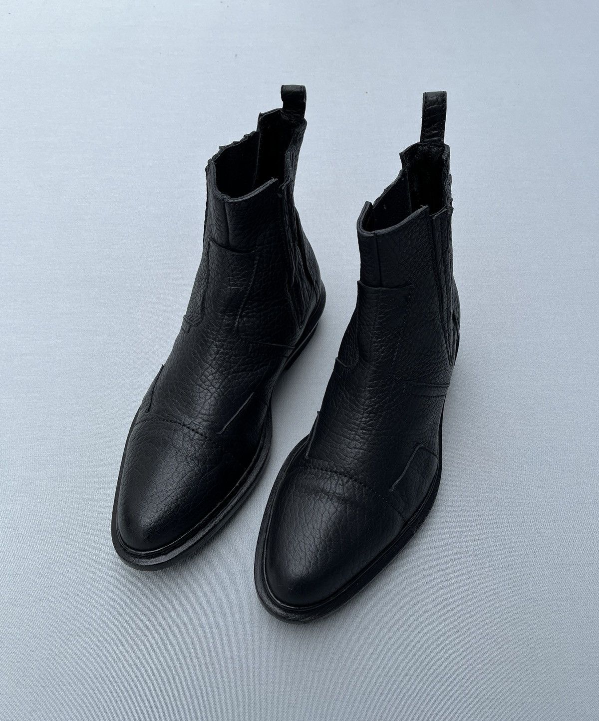 Balenciaga × Designer 🔥Rare BALENCIAGA Ankle High Leather Designer Boots Size US 7 / EU 40 - 1 Thumbnail