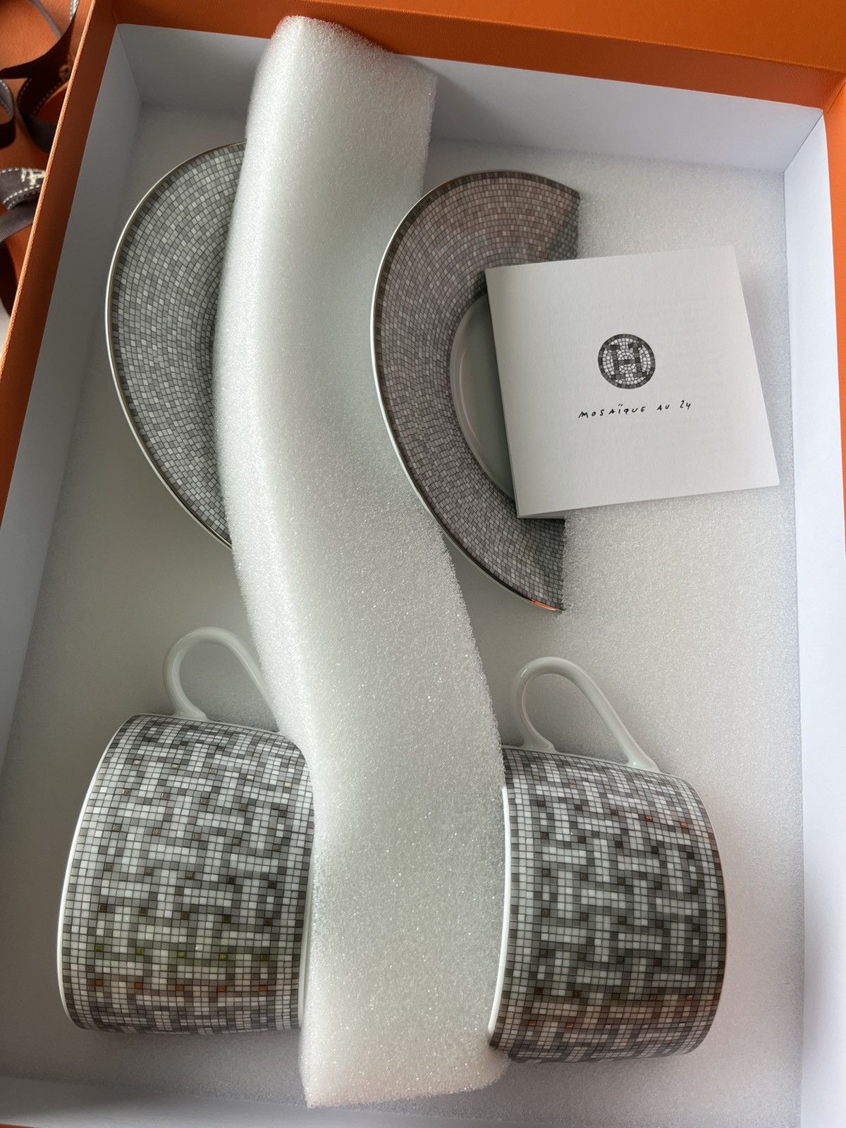 Hermes Classic Brand New Hermes H Logo Mosaique Two Sets Size ONE SIZE - 7 Thumbnail