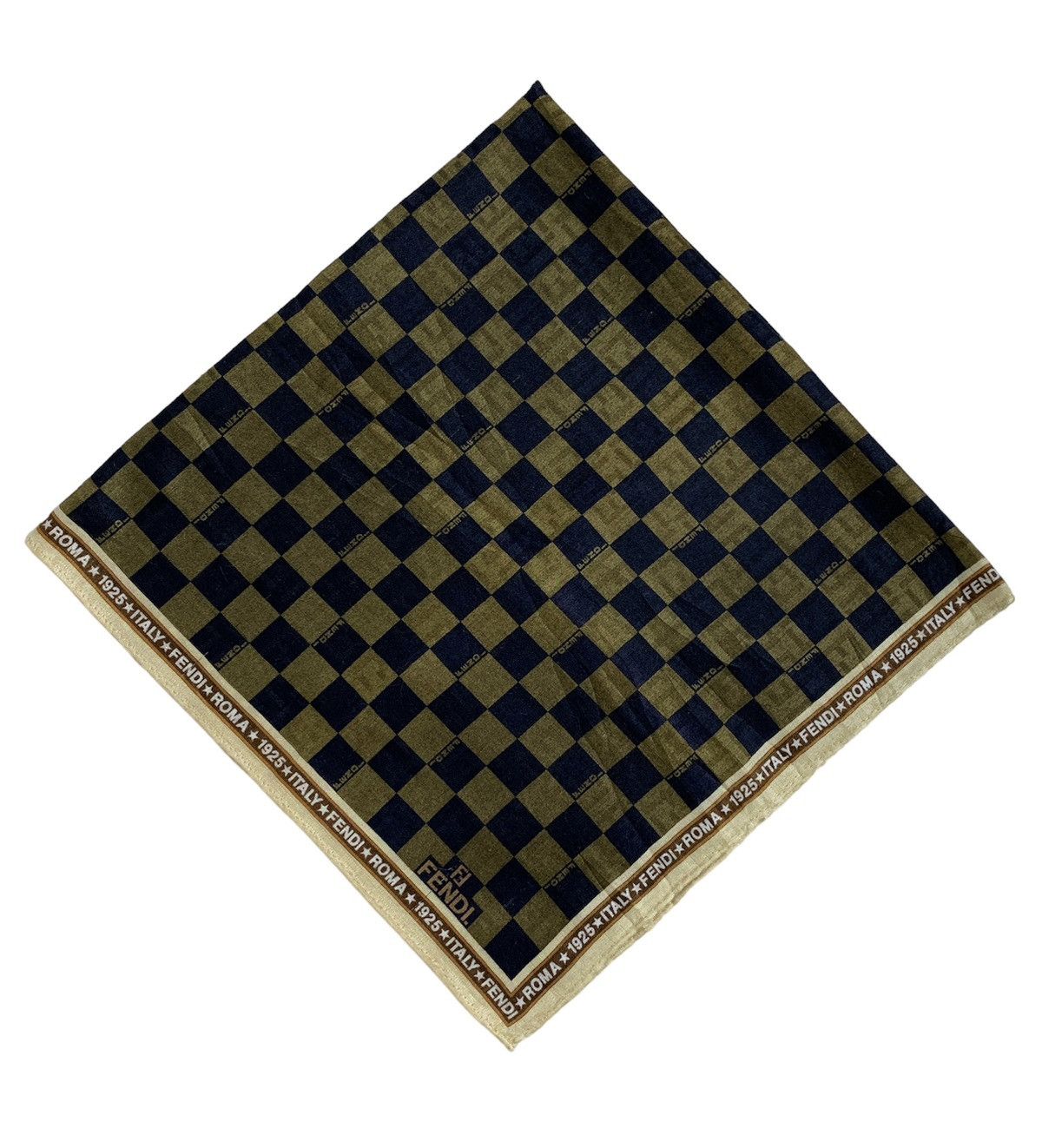 Designer Fendi Vintage Handkerchief Pocketsquares Size ONE SIZE - 1 Thumbnail