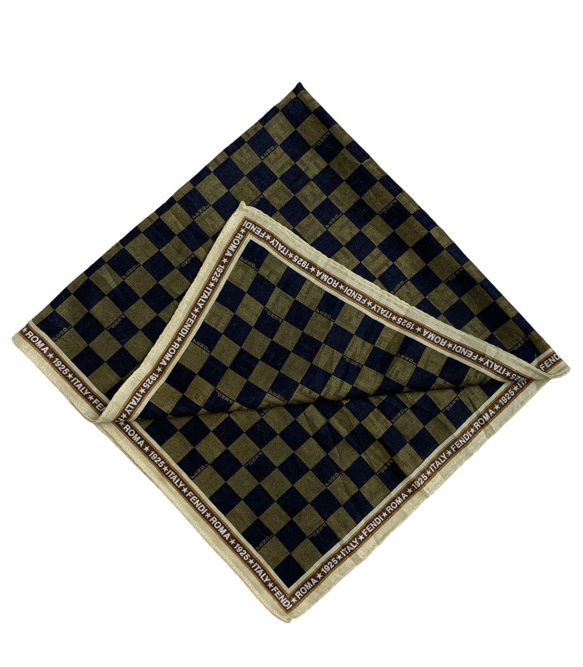 Designer Fendi Vintage Handkerchief Pocketsquares Size ONE SIZE - 2 Thumbnail