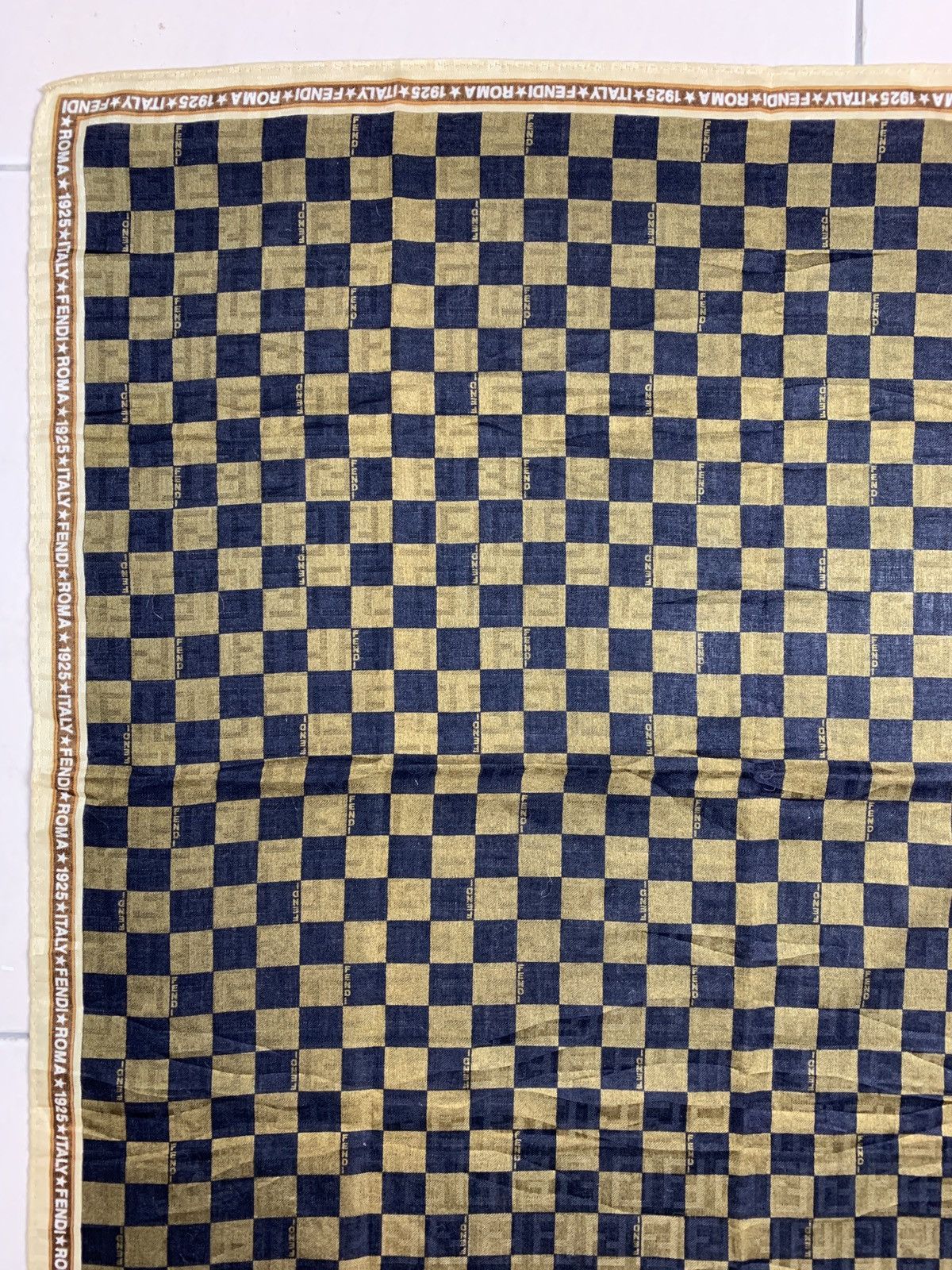 Designer Fendi Vintage Handkerchief Pocketsquares Size ONE SIZE - 6 Thumbnail