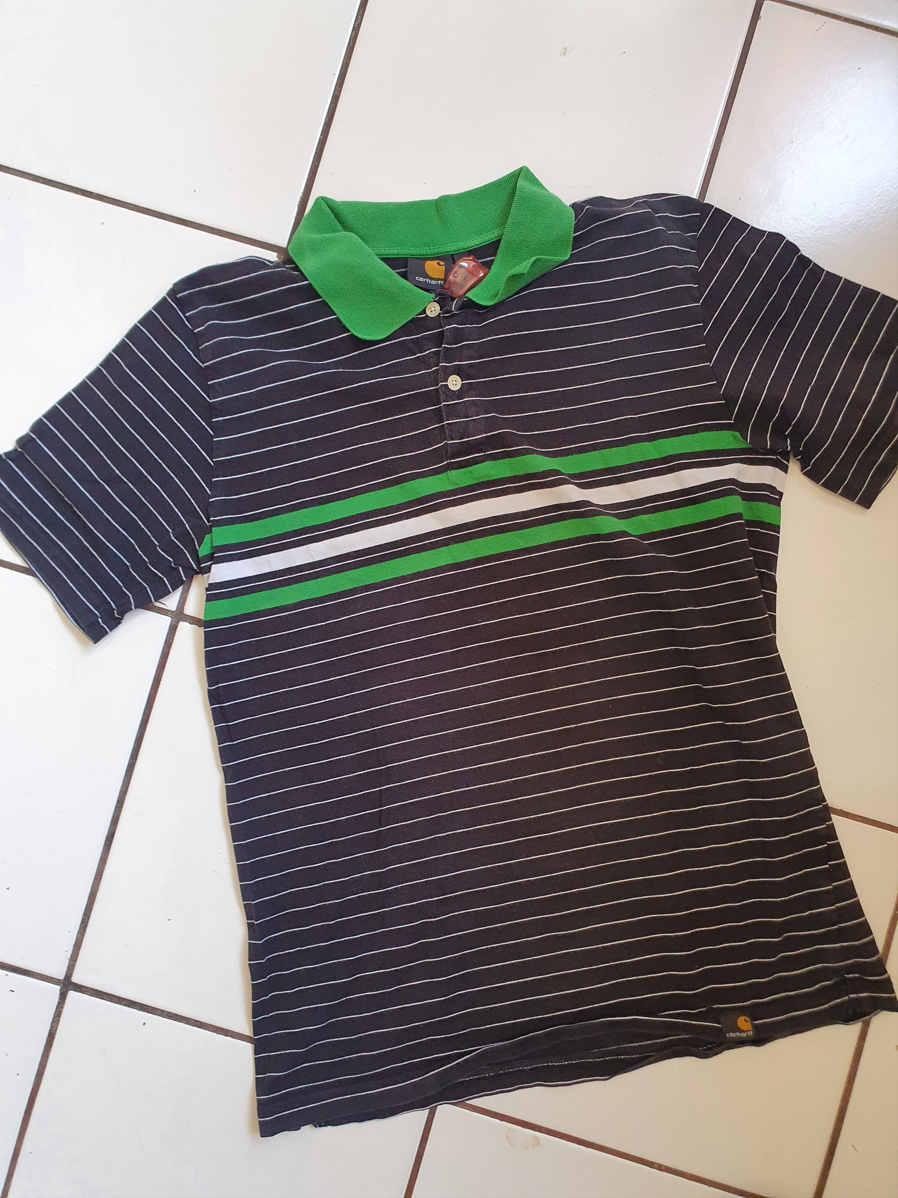Carhartt Carhartt Polo Striped SWAG t-shirt,sz M Size US M / EU 48-50 / 2 - 1 Thumbnail