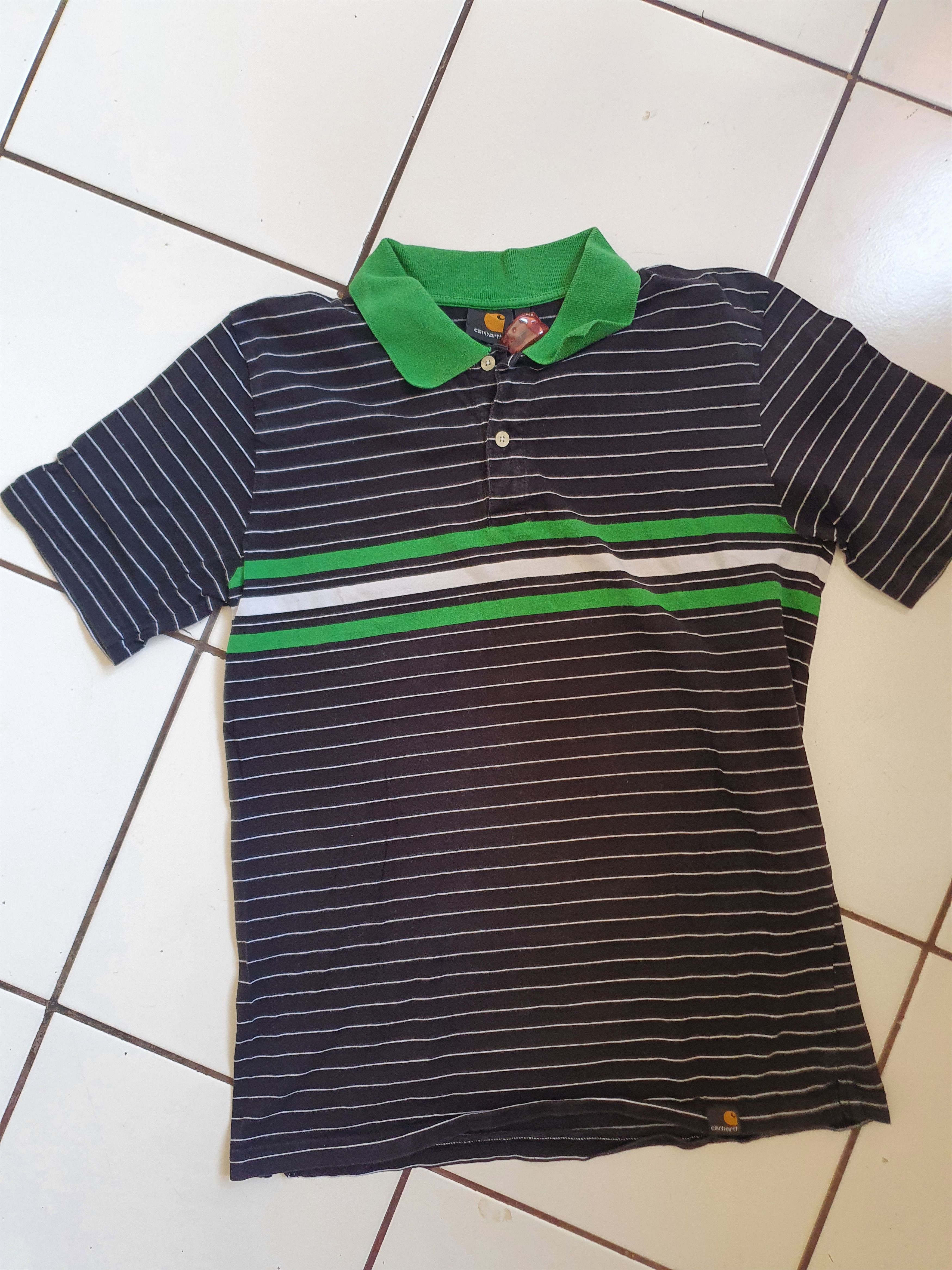 Carhartt Carhartt Polo Striped SWAG t-shirt,sz M Size US M / EU 48-50 / 2 - 2 Thumbnail