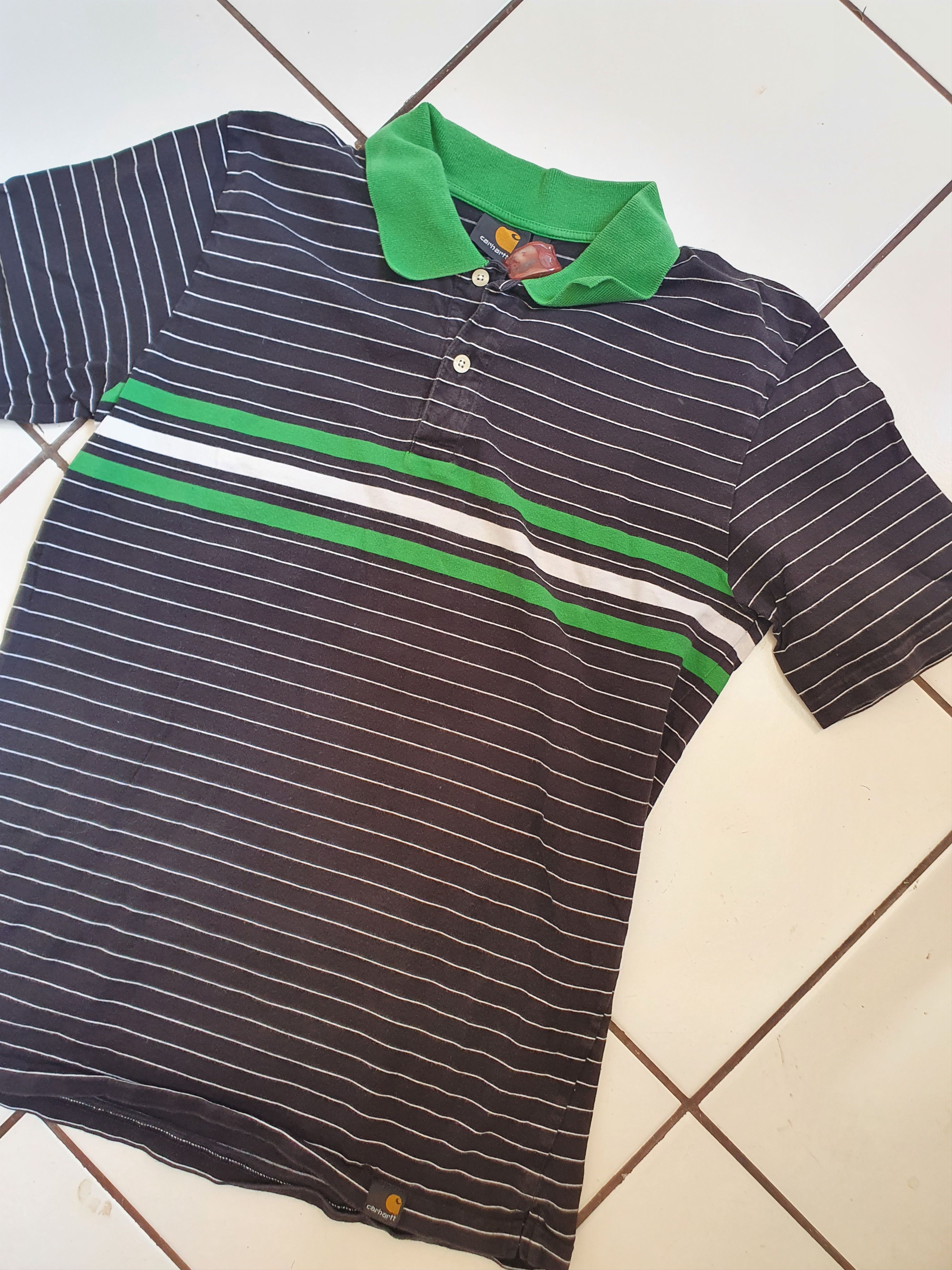 Carhartt Carhartt Polo Striped SWAG t-shirt,sz M Size US M / EU 48-50 / 2 - 3 Thumbnail