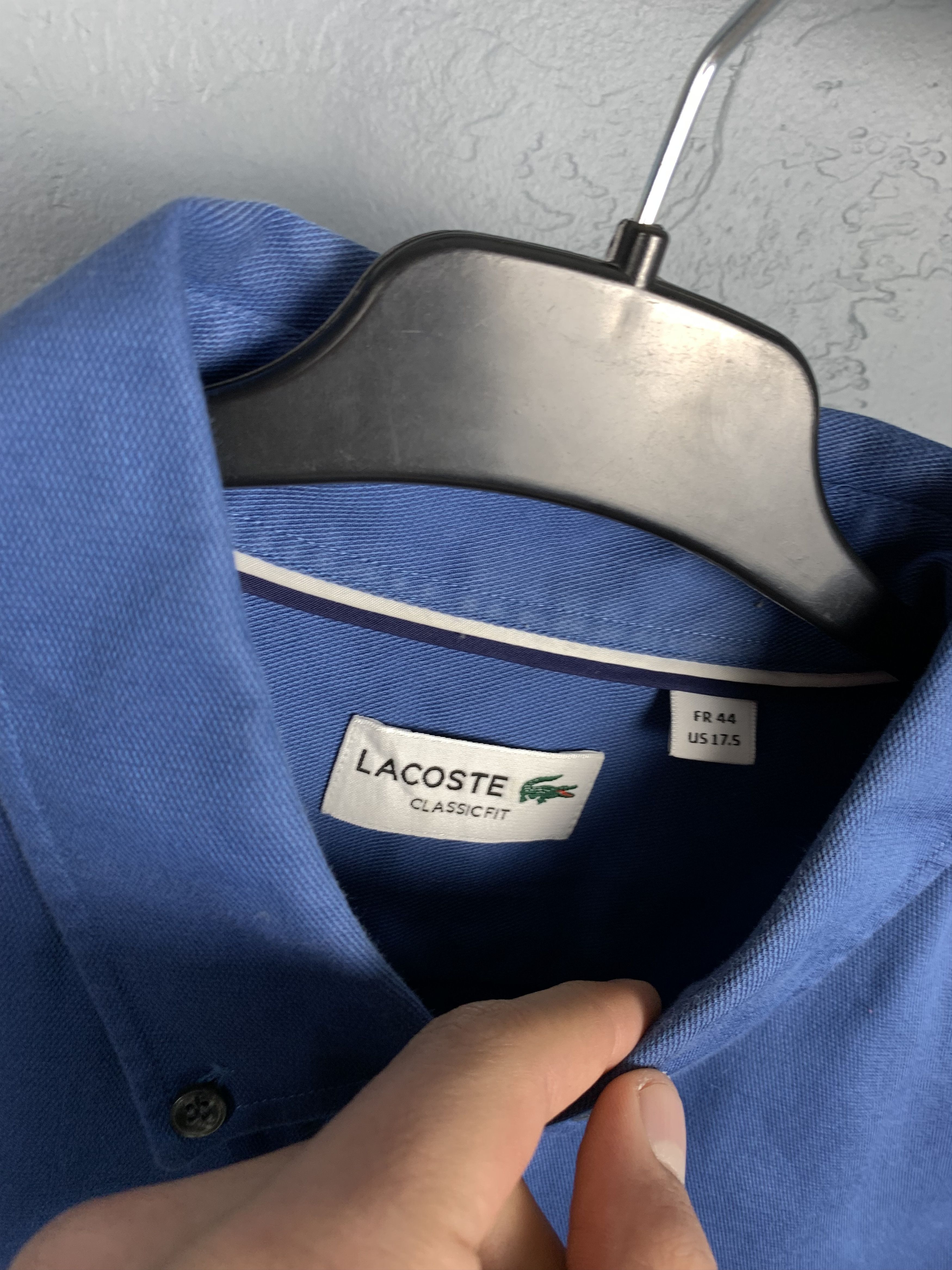 Lacoste Lacoste Mens Short Sleeve Shirt Size US XL / EU 56 / 4 - 3 Thumbnail