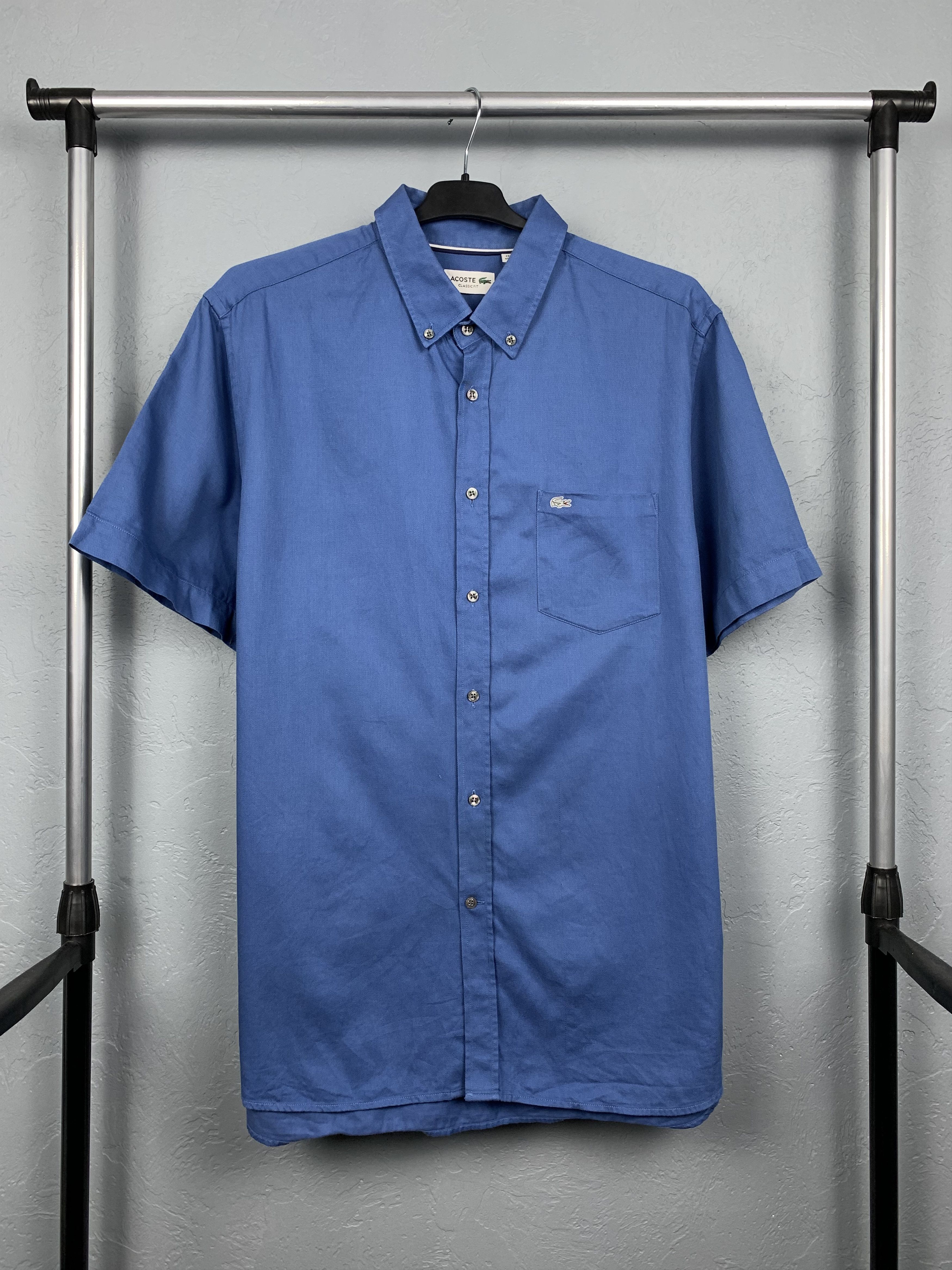 Lacoste Lacoste Mens Short Sleeve Shirt Size US XL / EU 56 / 4 - 1 Thumbnail