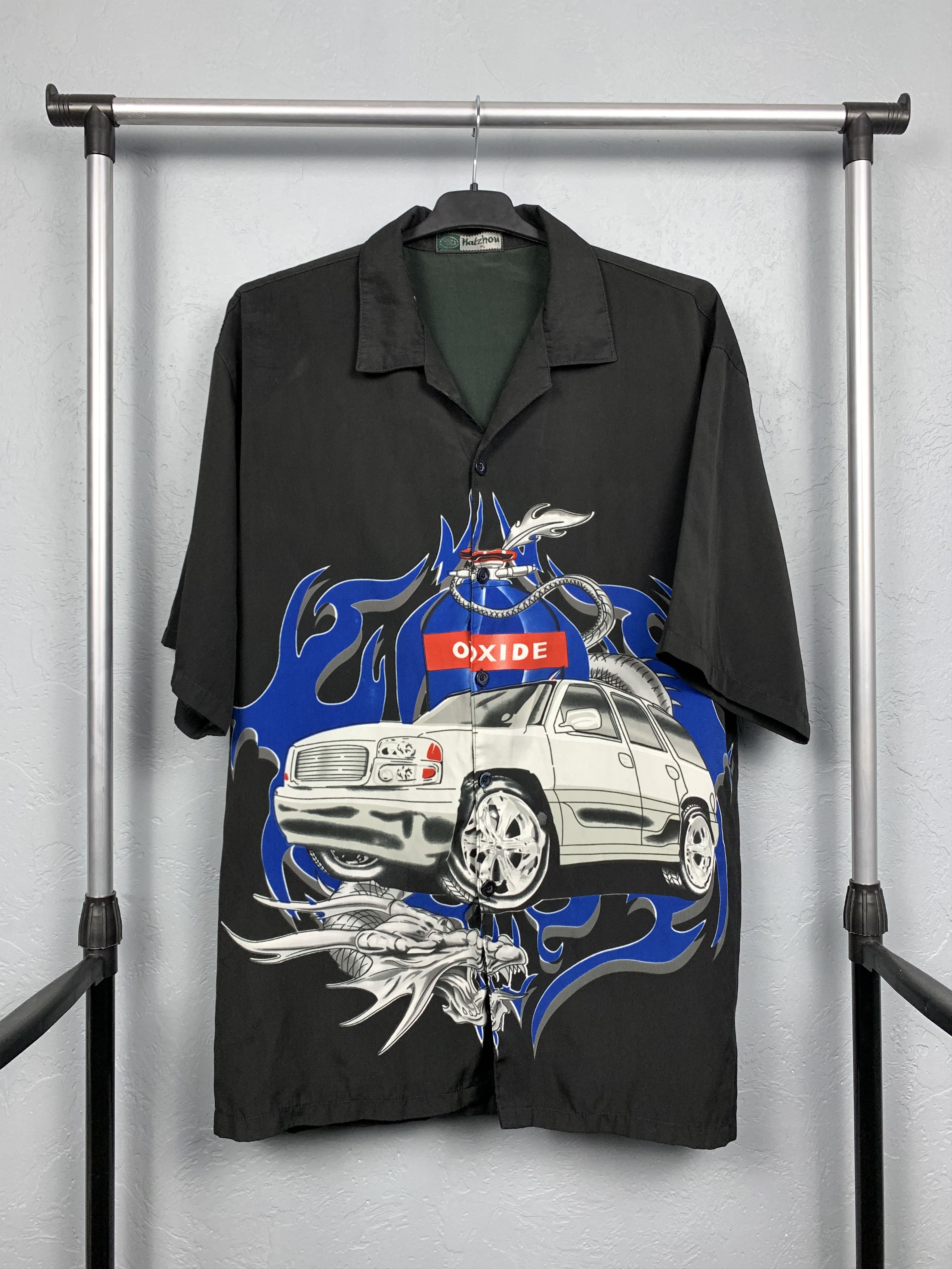Japanese Brand Vintage Hawaiian Shirt Full Printed Japanese Size US XL / EU 56 / 4 - 1 Thumbnail