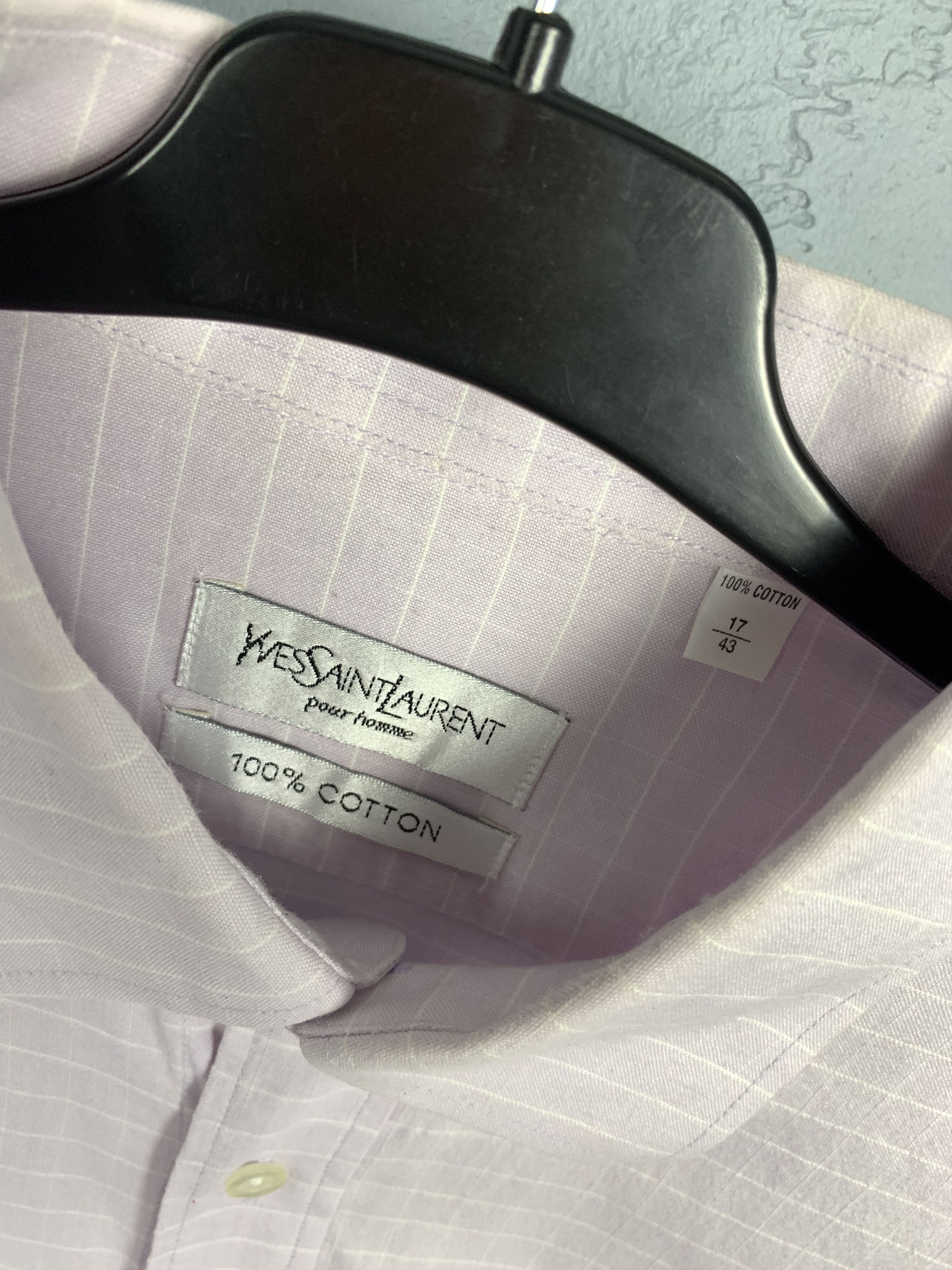 Yves Saint Laurent Yves Saint Laurent YSL mens long sleeve shirt Size US XL / EU 56 / 4 - 3 Thumbnail