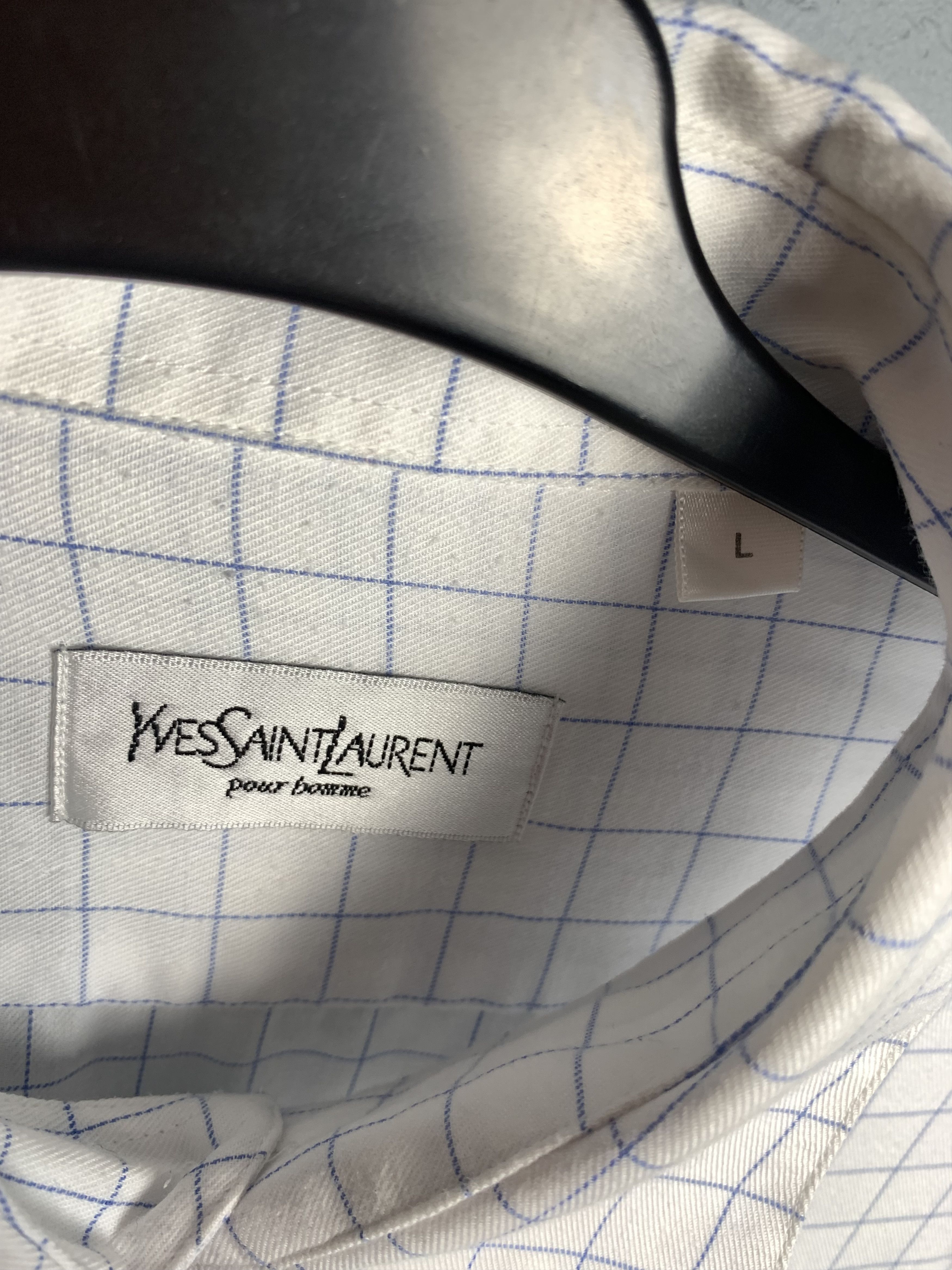 Yves Saint Laurent Yves Saint Laurent YSL men's long sleeve shirt Size US L / EU 52-54 / 3 - 3 Thumbnail