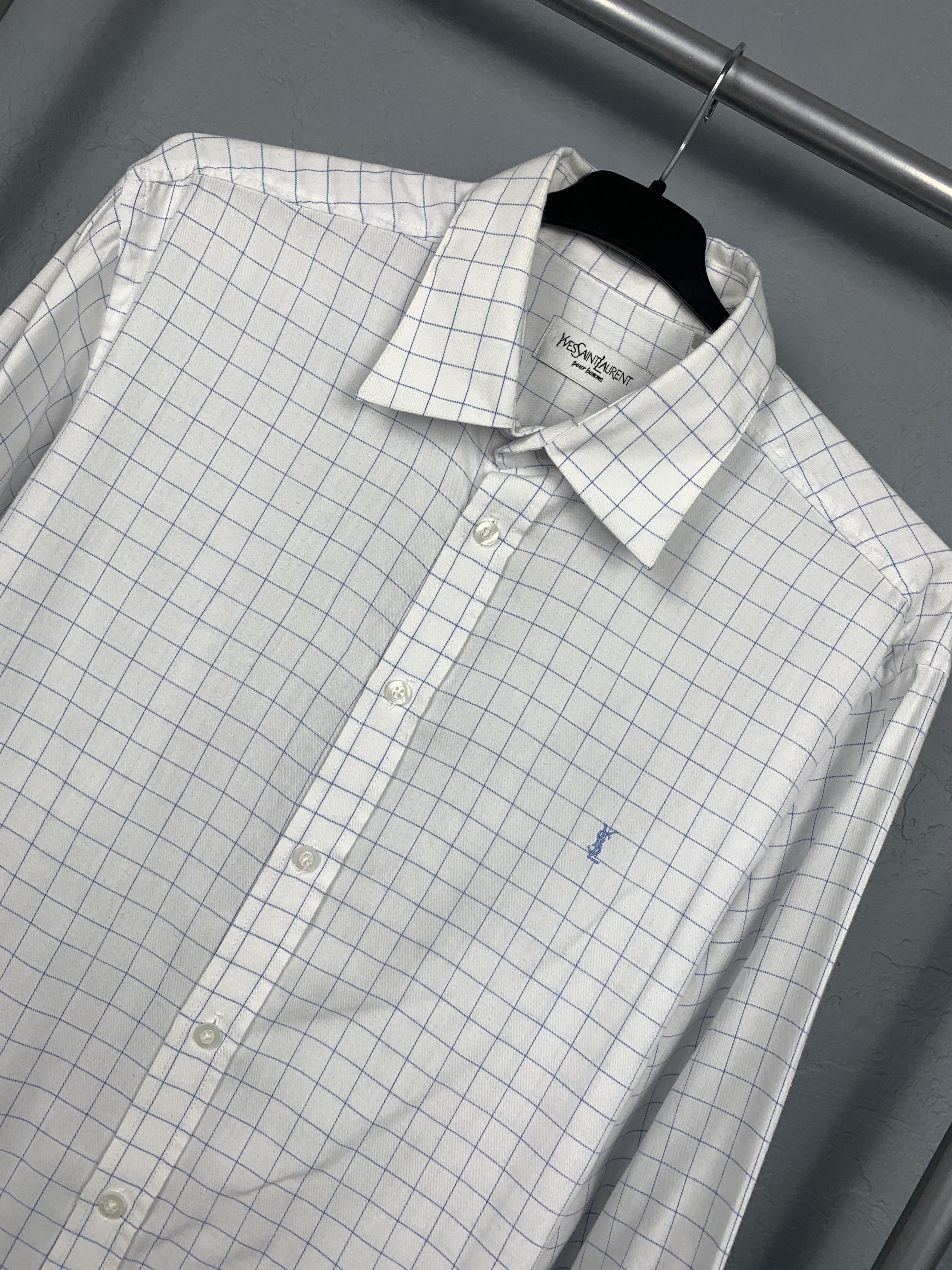Yves Saint Laurent Yves Saint Laurent YSL men's long sleeve shirt Size US L / EU 52-54 / 3 - 2 Thumbnail
