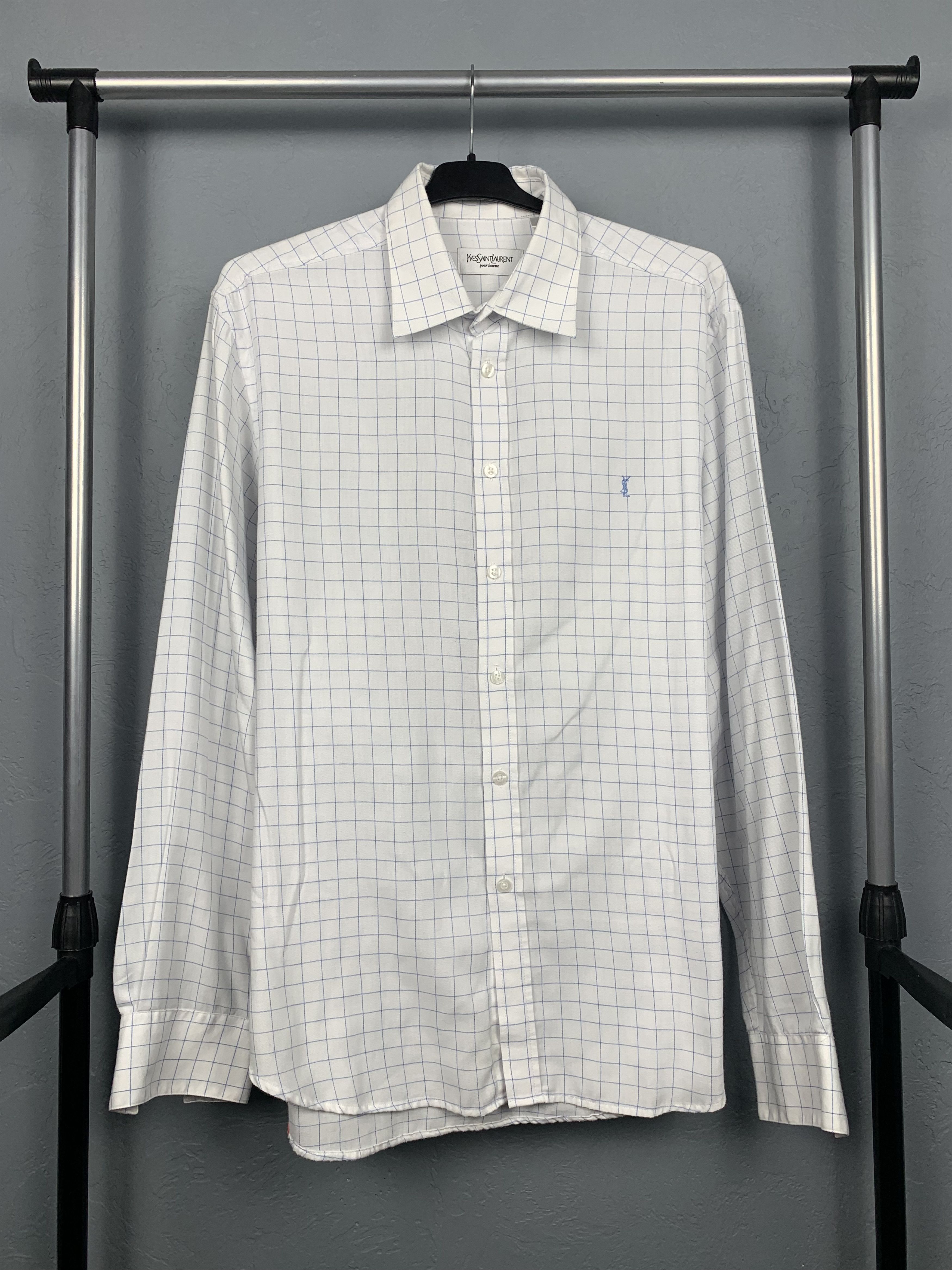 Yves Saint Laurent Yves Saint Laurent YSL men's long sleeve shirt Size US L / EU 52-54 / 3 - 1 Thumbnail