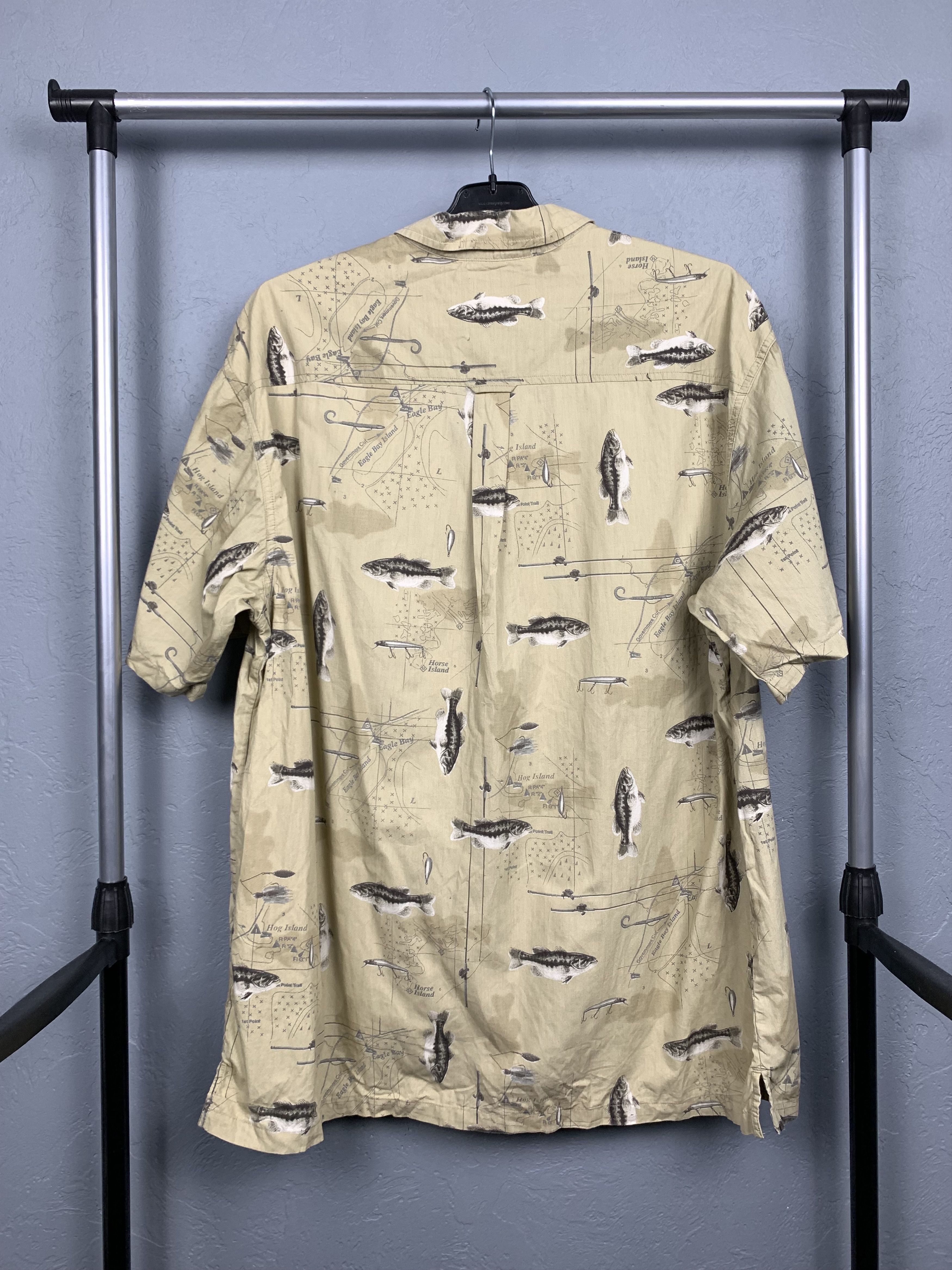 Columbia Columbia Fisherman Hawaiian Shirt Fish Size US XL / EU 56 / 4 - 6 Thumbnail