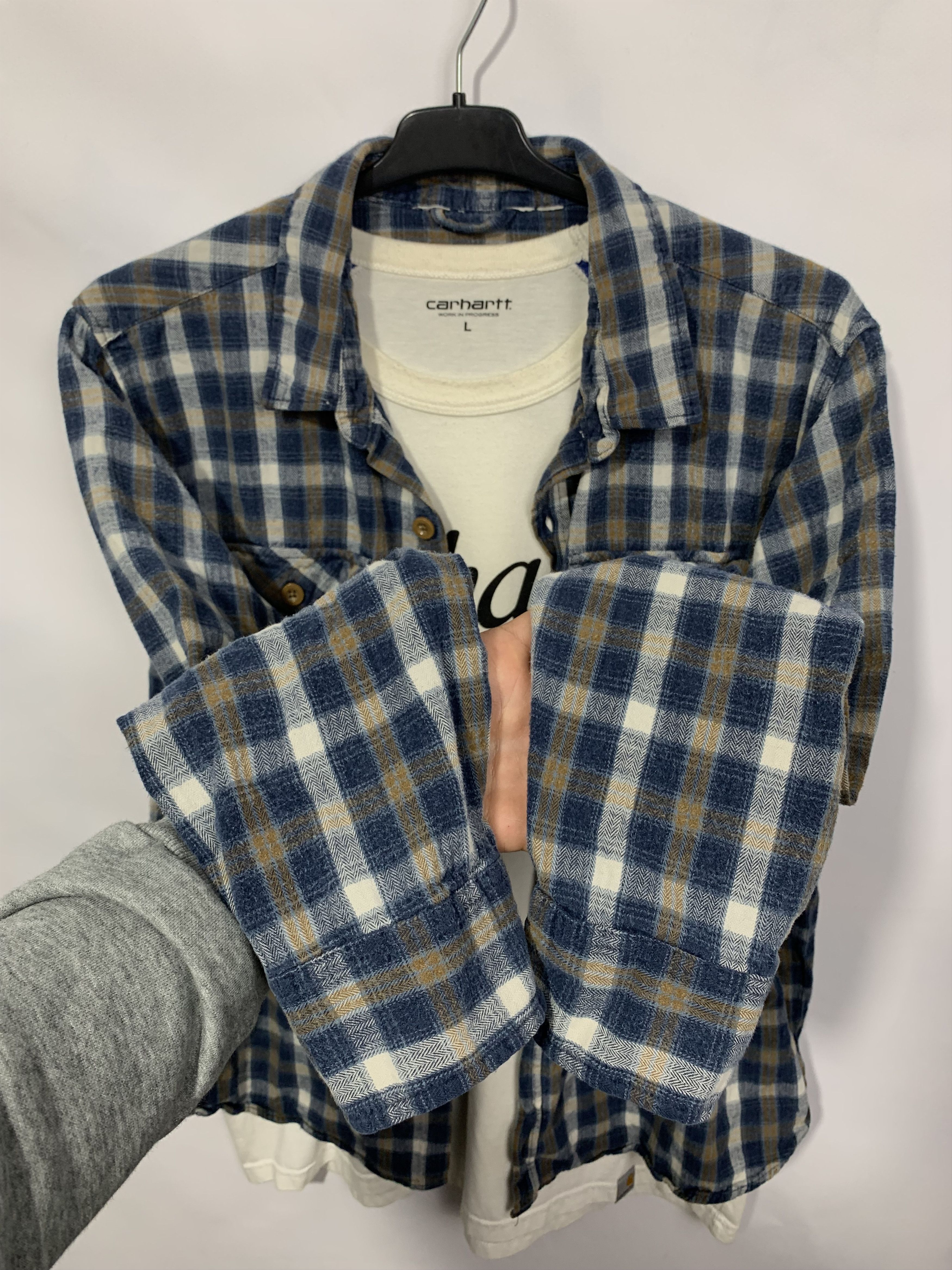 Flannel Vintage Flannel Shirt Travis style Size US L / EU 52-54 / 3 - 4 Thumbnail