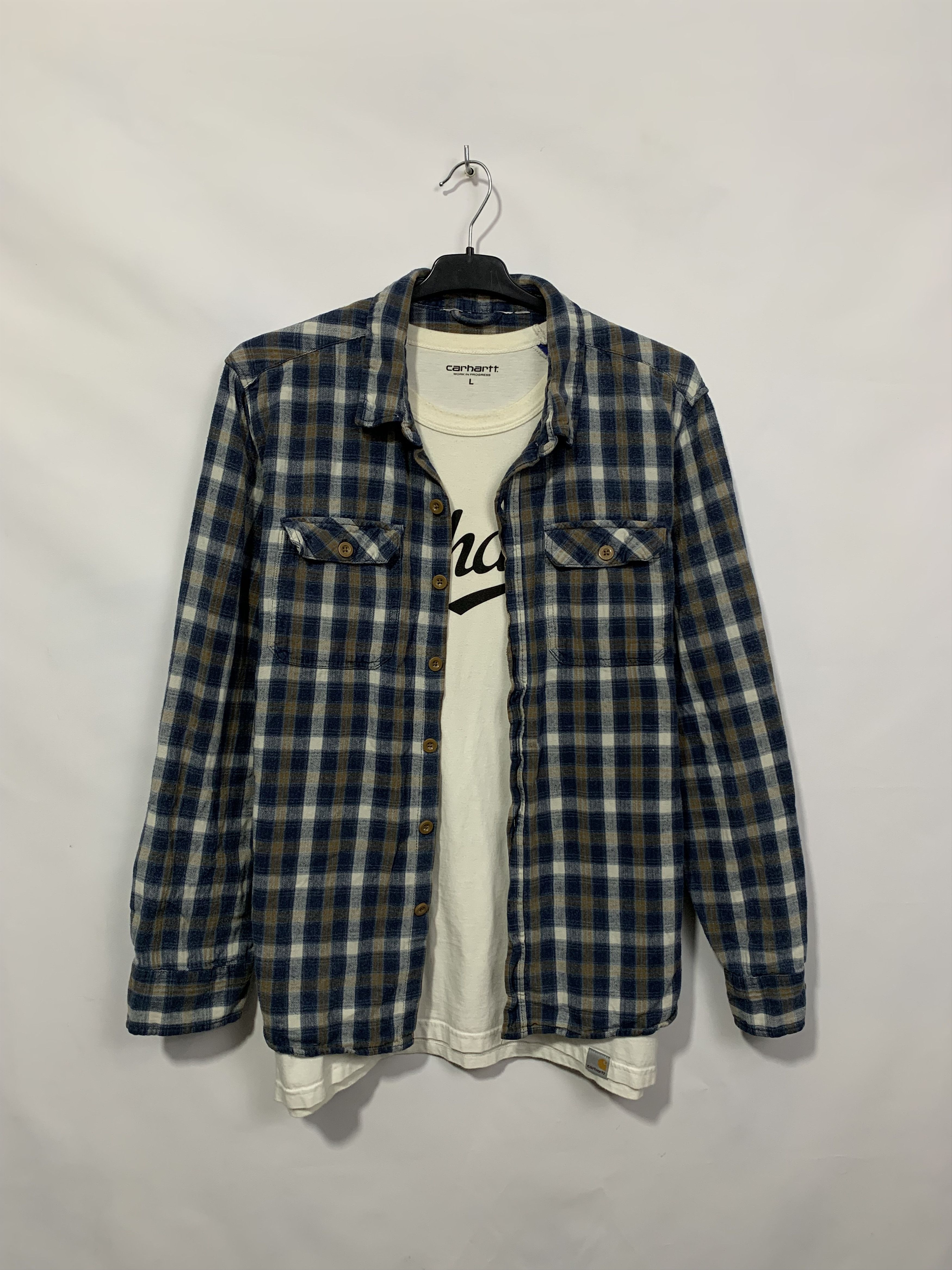Flannel Vintage Flannel Shirt Travis style Size US L / EU 52-54 / 3 - 1 Thumbnail