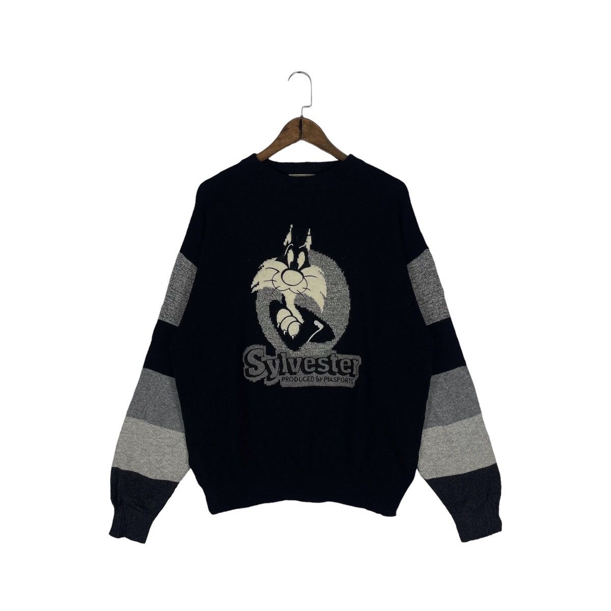 Vintage Sylvester The Cat X Pia Sports Knit Sweater