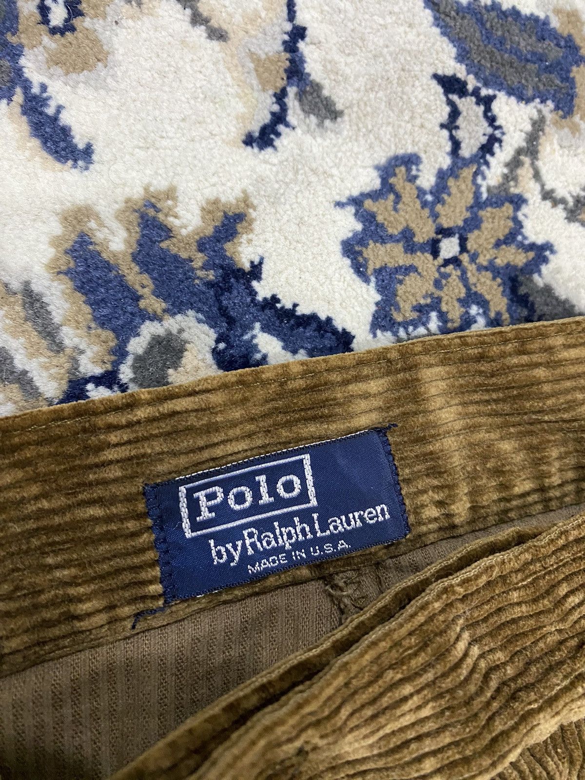 Polo Ralph Lauren Polo Ralph Lauren Multipocket Cargo Corduroy Wide Pants Size US 33 - 5 Thumbnail