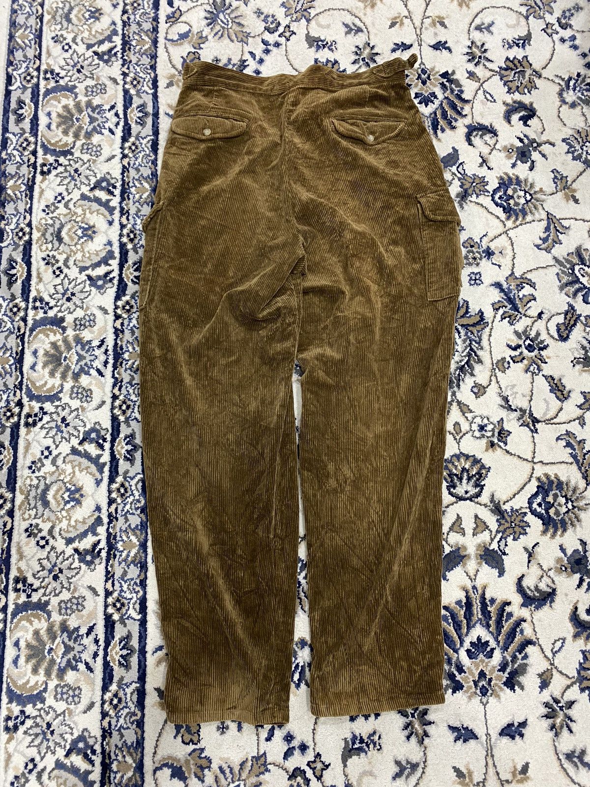 Polo Ralph Lauren Polo Ralph Lauren Multipocket Cargo Corduroy Wide Pants Size US 33 - 17 Thumbnail