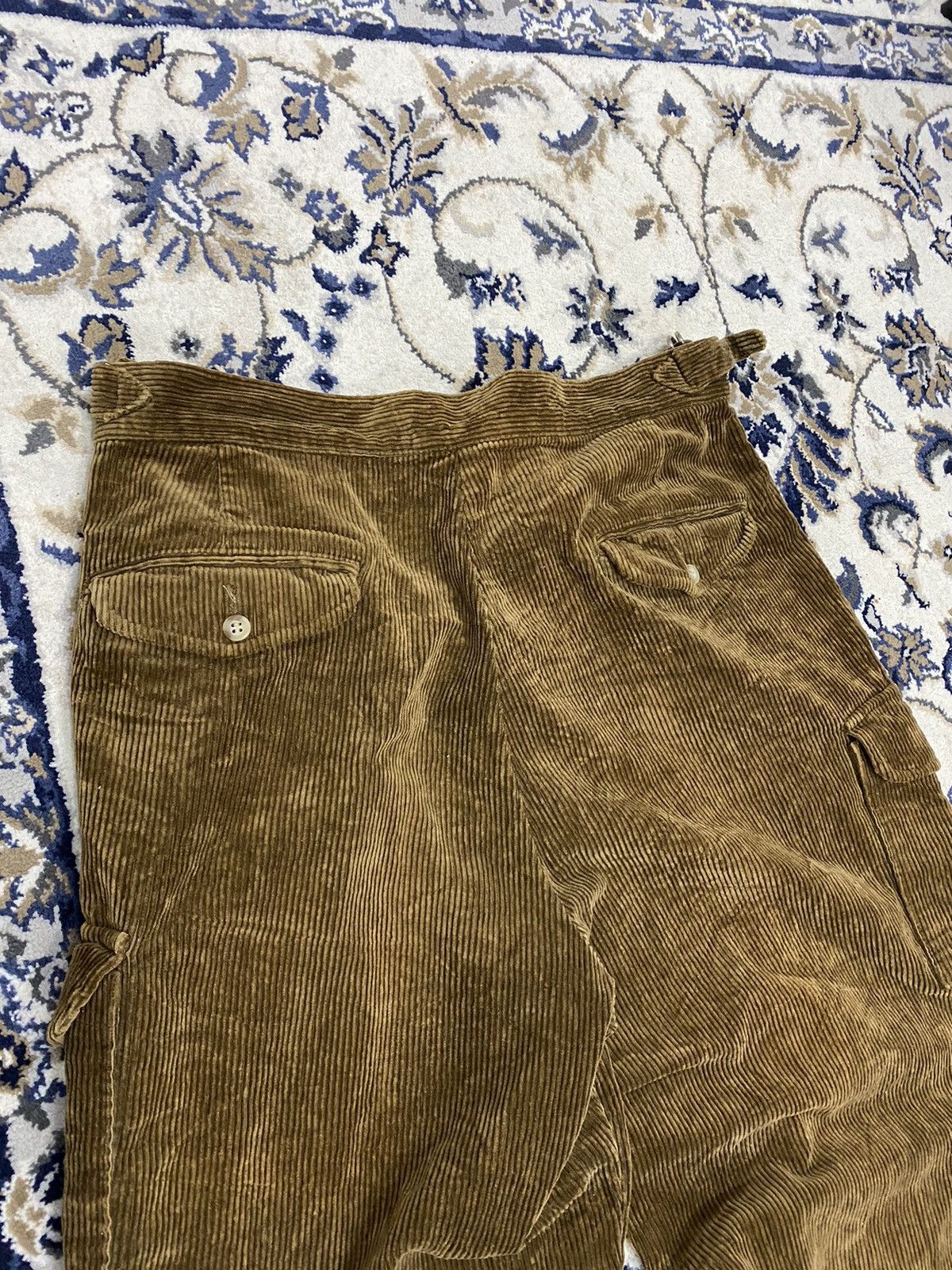 Polo Ralph Lauren Polo Ralph Lauren Multipocket Cargo Corduroy Wide Pants Size US 33 - 14 Thumbnail