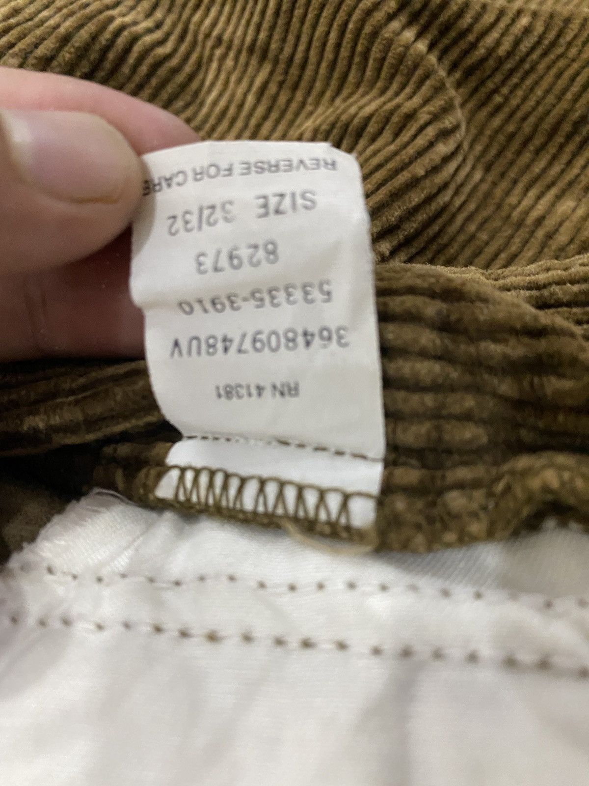 Polo Ralph Lauren Polo Ralph Lauren Multipocket Cargo Corduroy Wide Pants Size US 33 - 12 Thumbnail