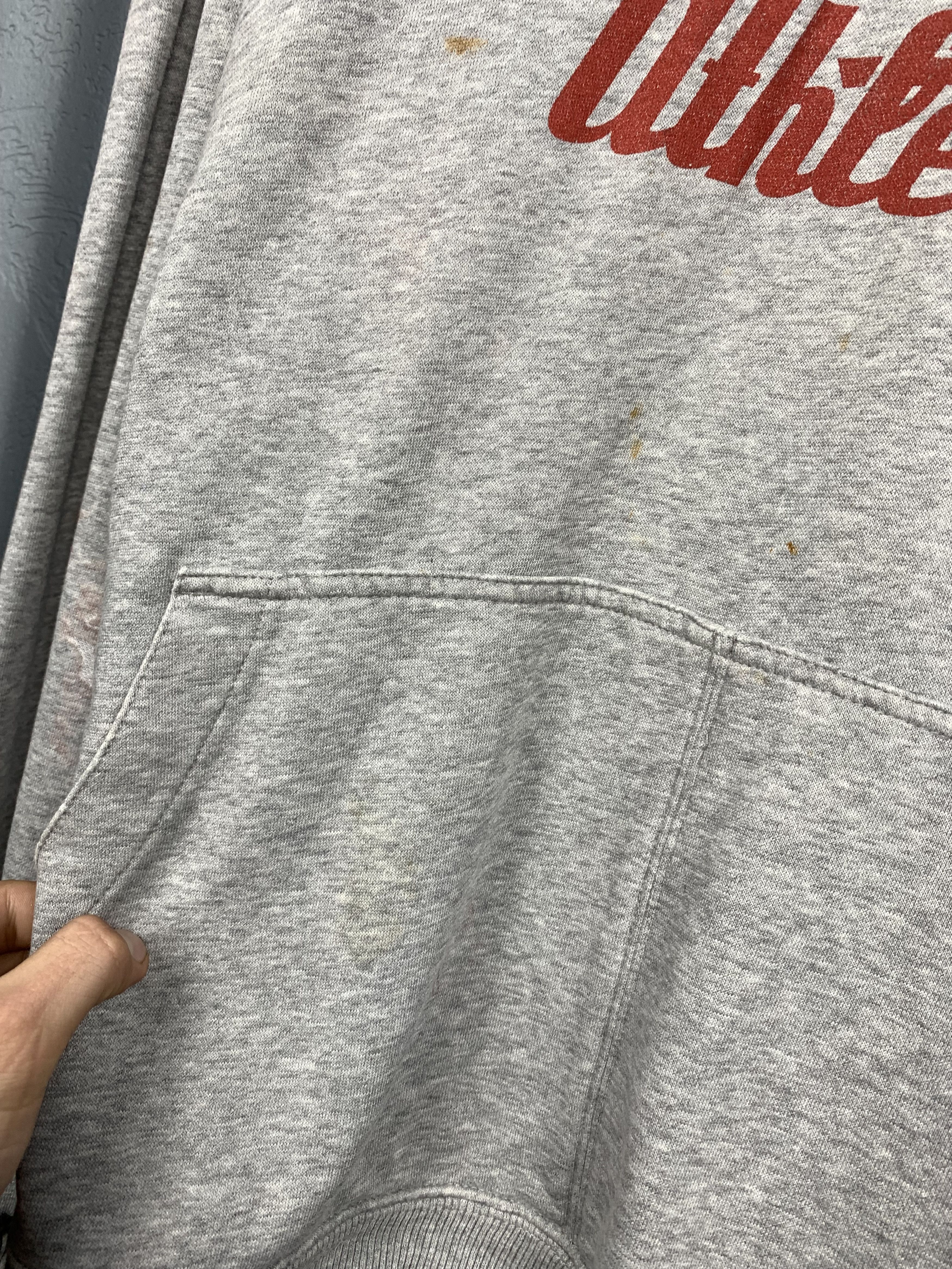 Nike × Vintage Nike Athletic Faded Vintage Mens Hoodie Y2K Size US XXL / EU 58 / 5 - 3 Thumbnail