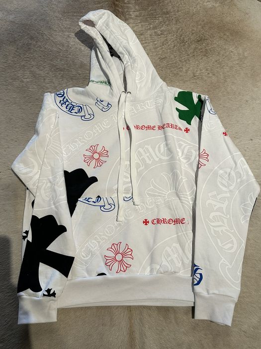 Chrome Hearts Stencil Hoodie Grailed