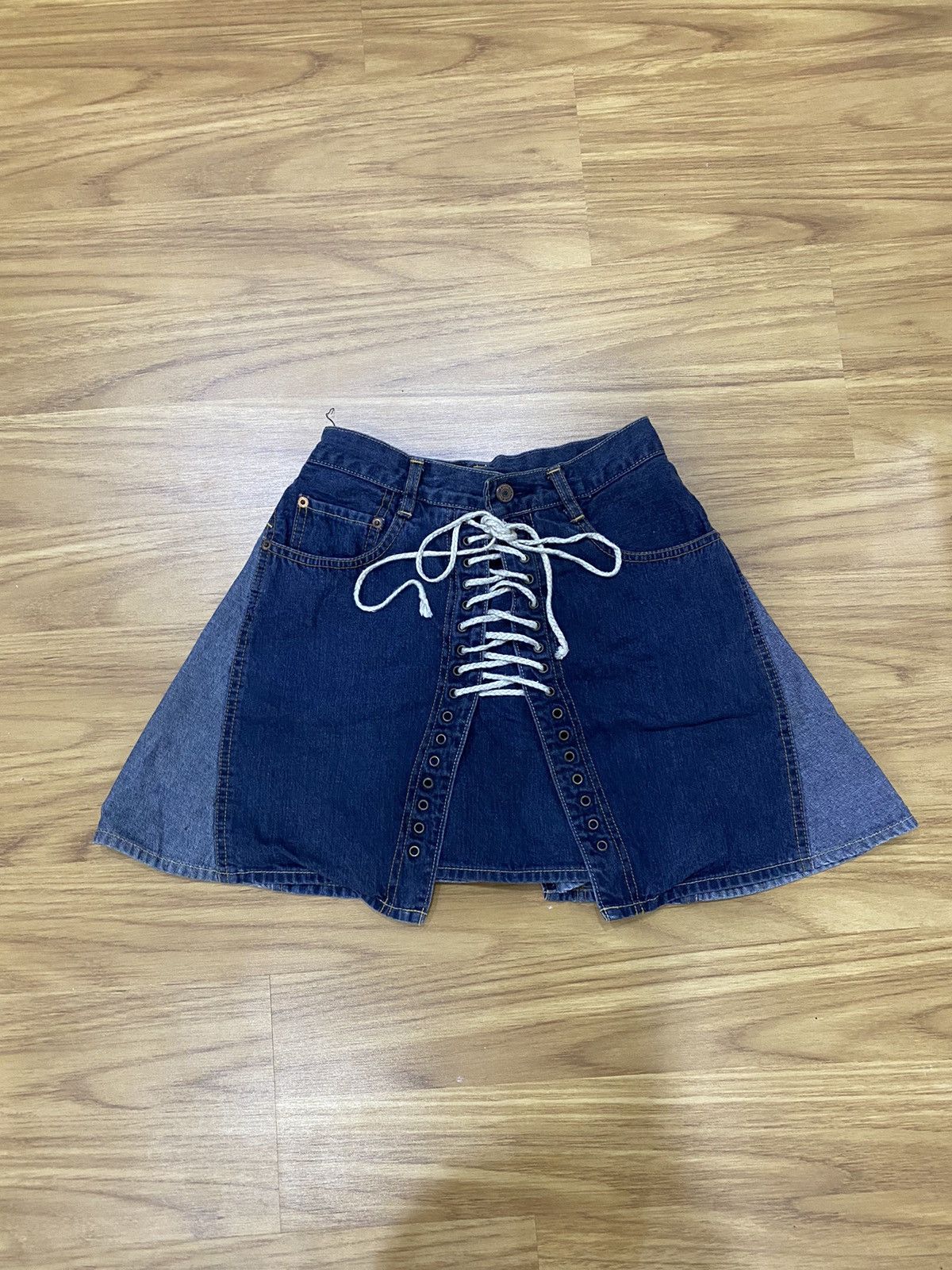 Hysteric Glamour Vintage Hysteric Glamour Kinky Jeans Punk Skirt Size 24" / US 00 / IT 34 - 2 Thumbnail