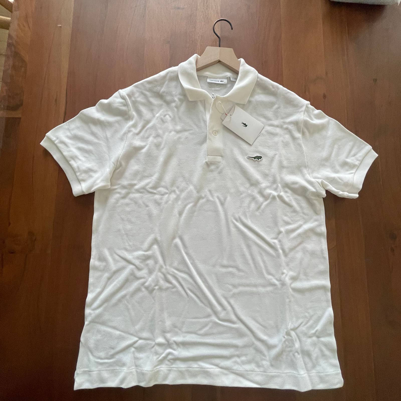 Lacoste Lacoste Save Our Species Iguana Large White Polo Shirt Grailed