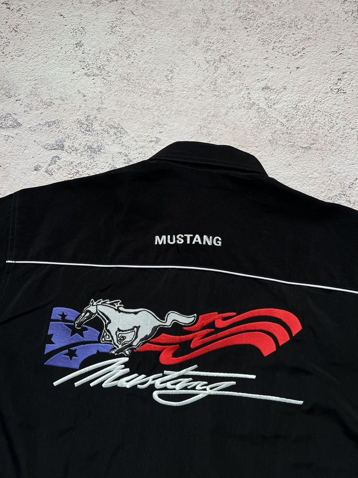 Ford × Vintage Ford Mustang Vintage Racing Shirt Size US XL / EU 56 / 4 - 8 Thumbnail