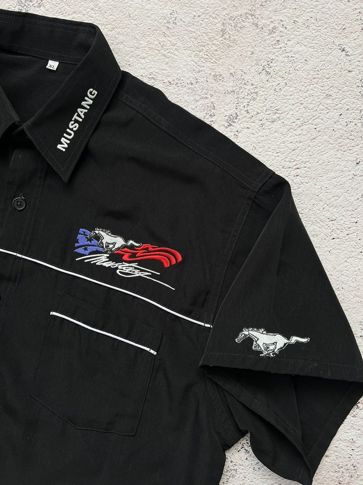 Ford × Vintage Ford Mustang Vintage Racing Shirt Size US XL / EU 56 / 4 - 5 Thumbnail