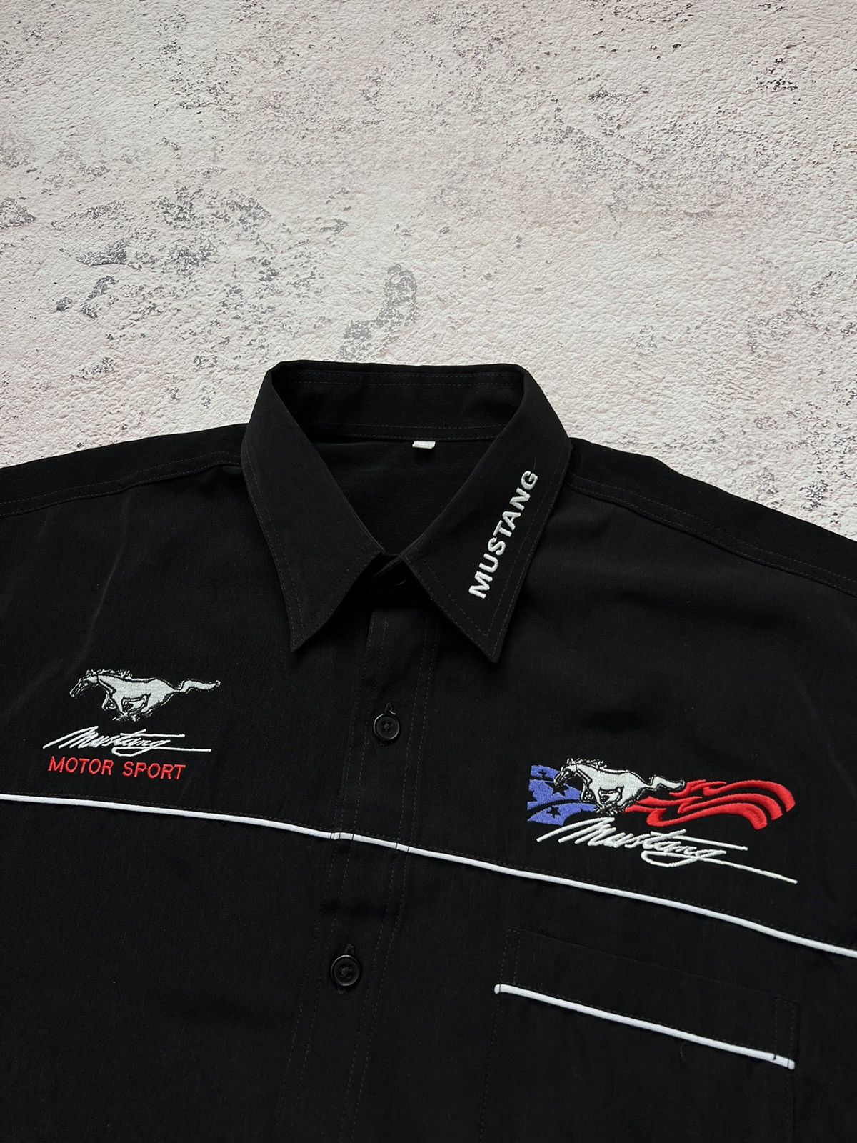 Ford × Vintage Ford Mustang Vintage Racing Shirt Size US XL / EU 56 / 4 - 7 Thumbnail