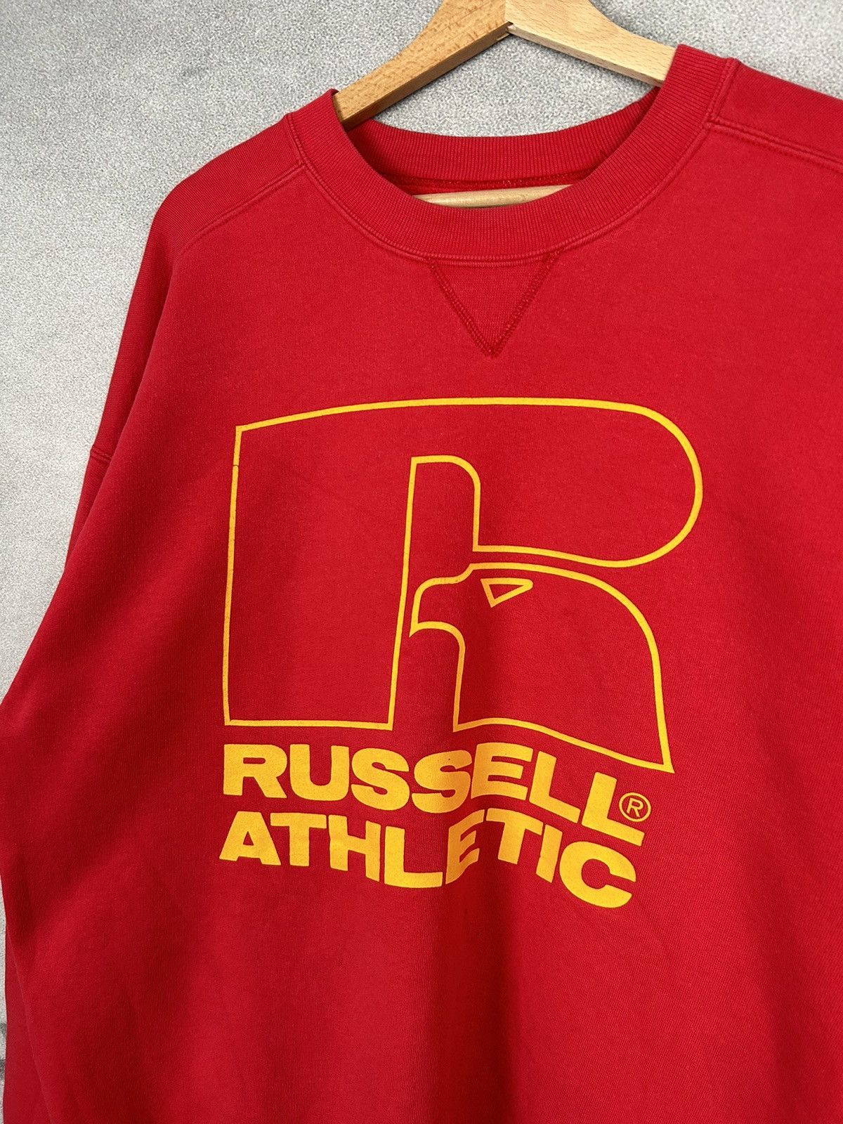 Russell Athletic Vintage Russell Athletic Big Logo Seeatshirt Retro 90s USA Size US XL / EU 56 / 4 - 3 Thumbnail