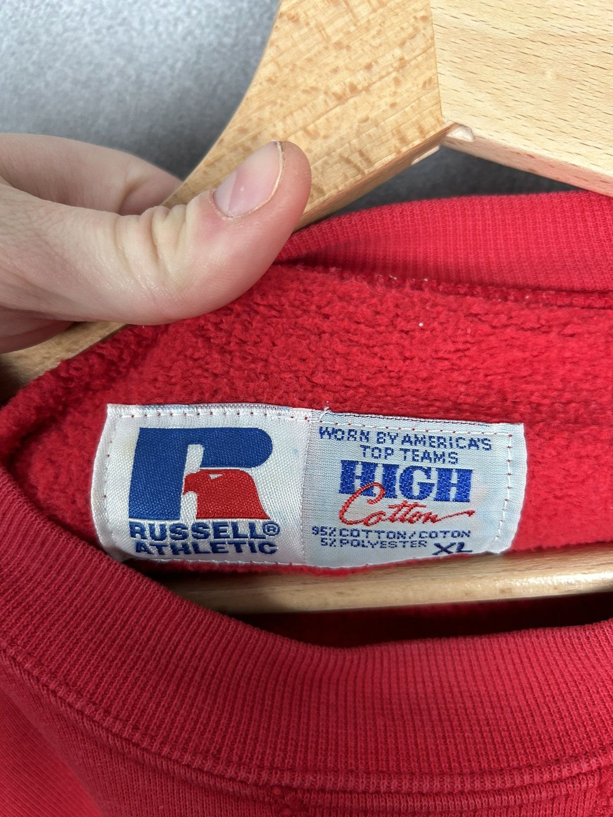 Russell Athletic Vintage Russell Athletic Big Logo Seeatshirt Retro 90s USA Size US XL / EU 56 / 4 - 8 Thumbnail