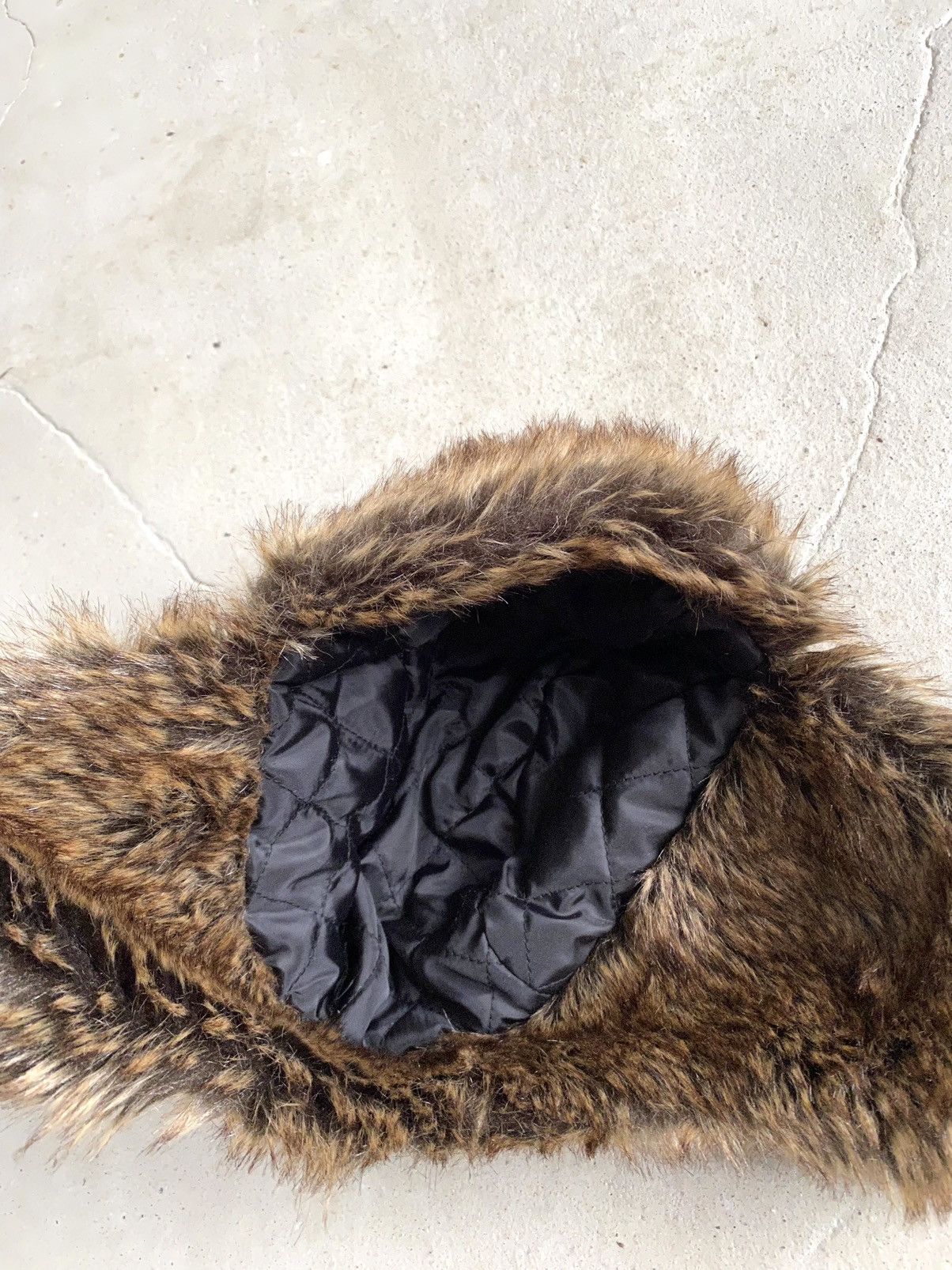Japanese Brand Vintage Soviet Era Black Fur Ushanka Trapper Hat Winter Cap Size ONE SIZE - 7 Thumbnail